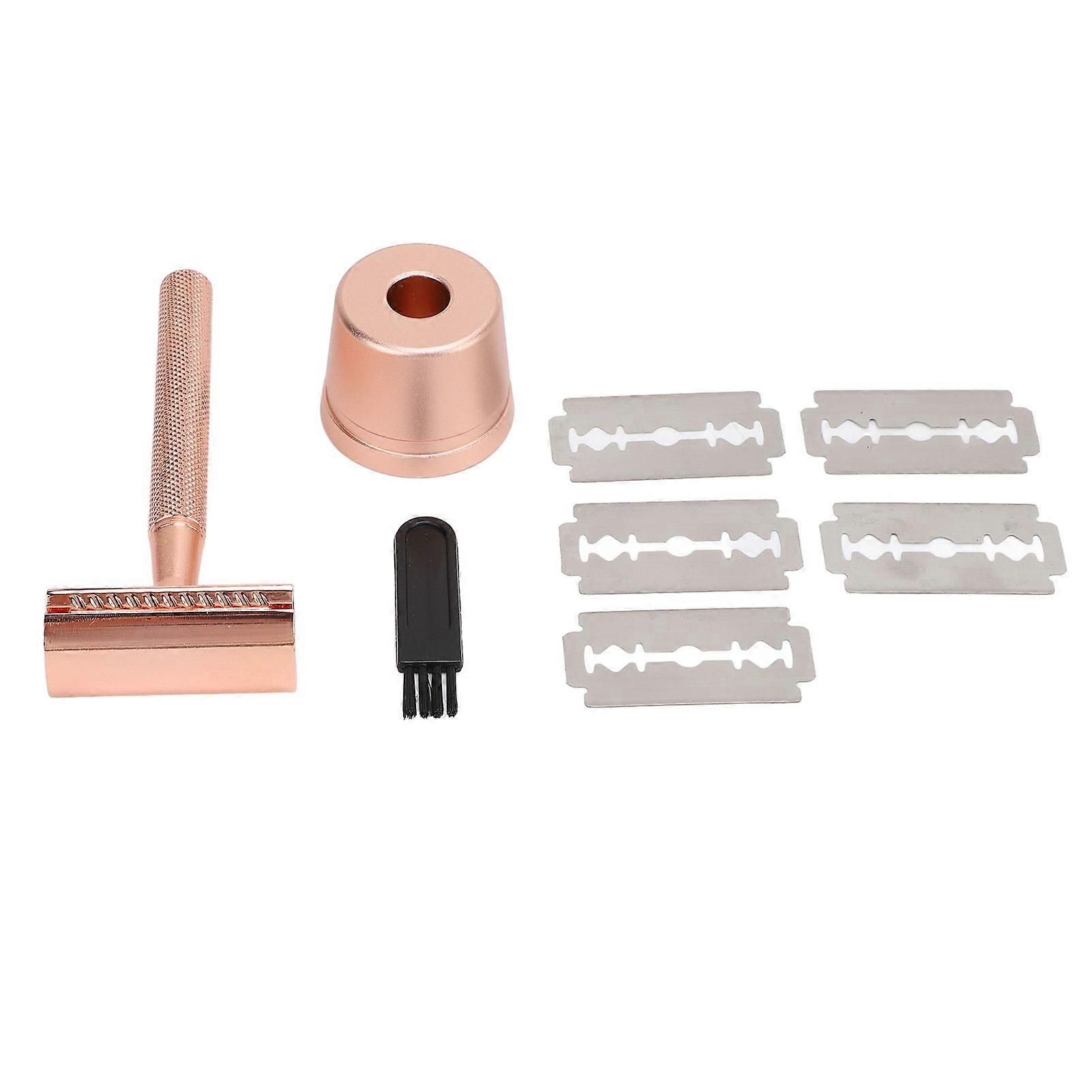2025 Latest Model Double Edge Shaving Kit with Stand Blades Precise Grooming M...