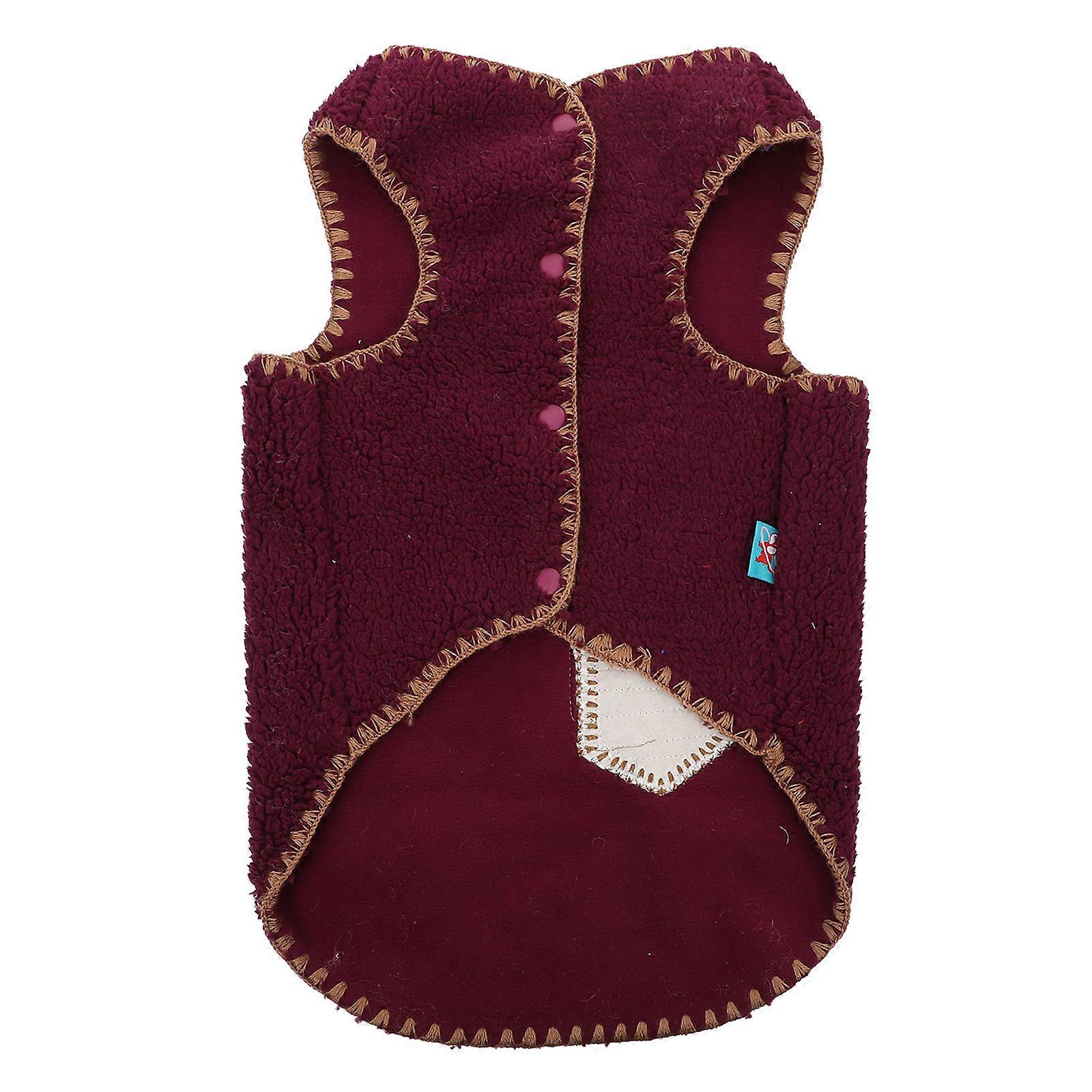 Pet Clothe Dog Winter Coat Warmth Purple Xl 1Pc