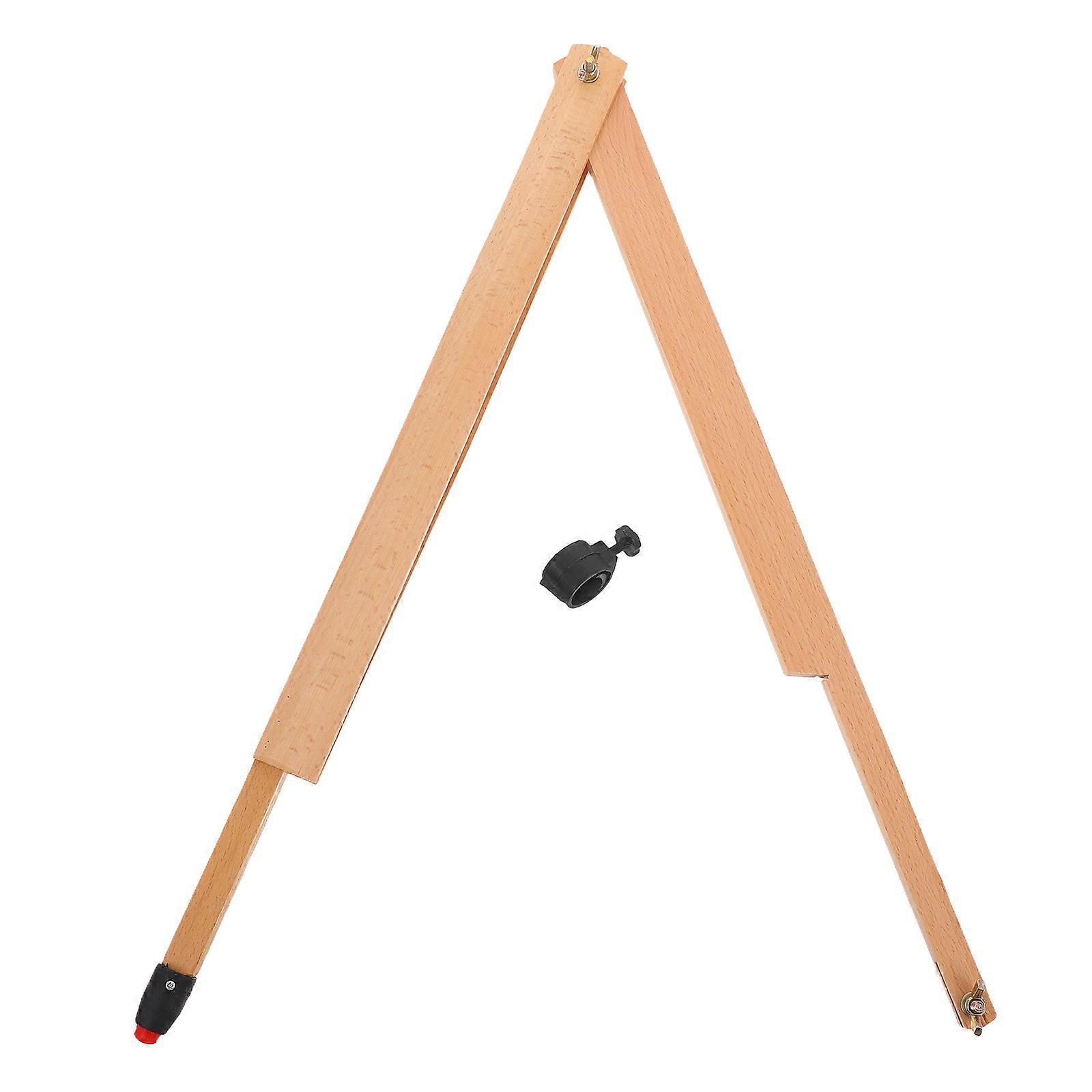 Whiteboard Compass For Geometry Drawing Tool With Chalk Holder Wooden Material 48X3X3CM 1Pcs