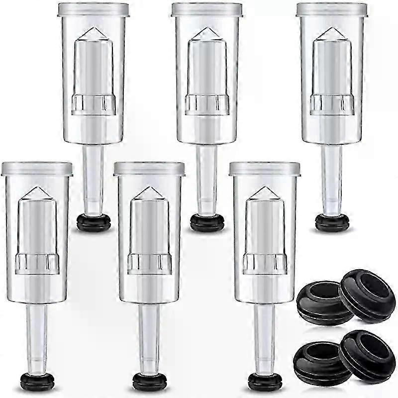 Plastic Airlock Set with Silicone Grommets for Homebrew Wine Fermenting Sauerkraut Kimchi