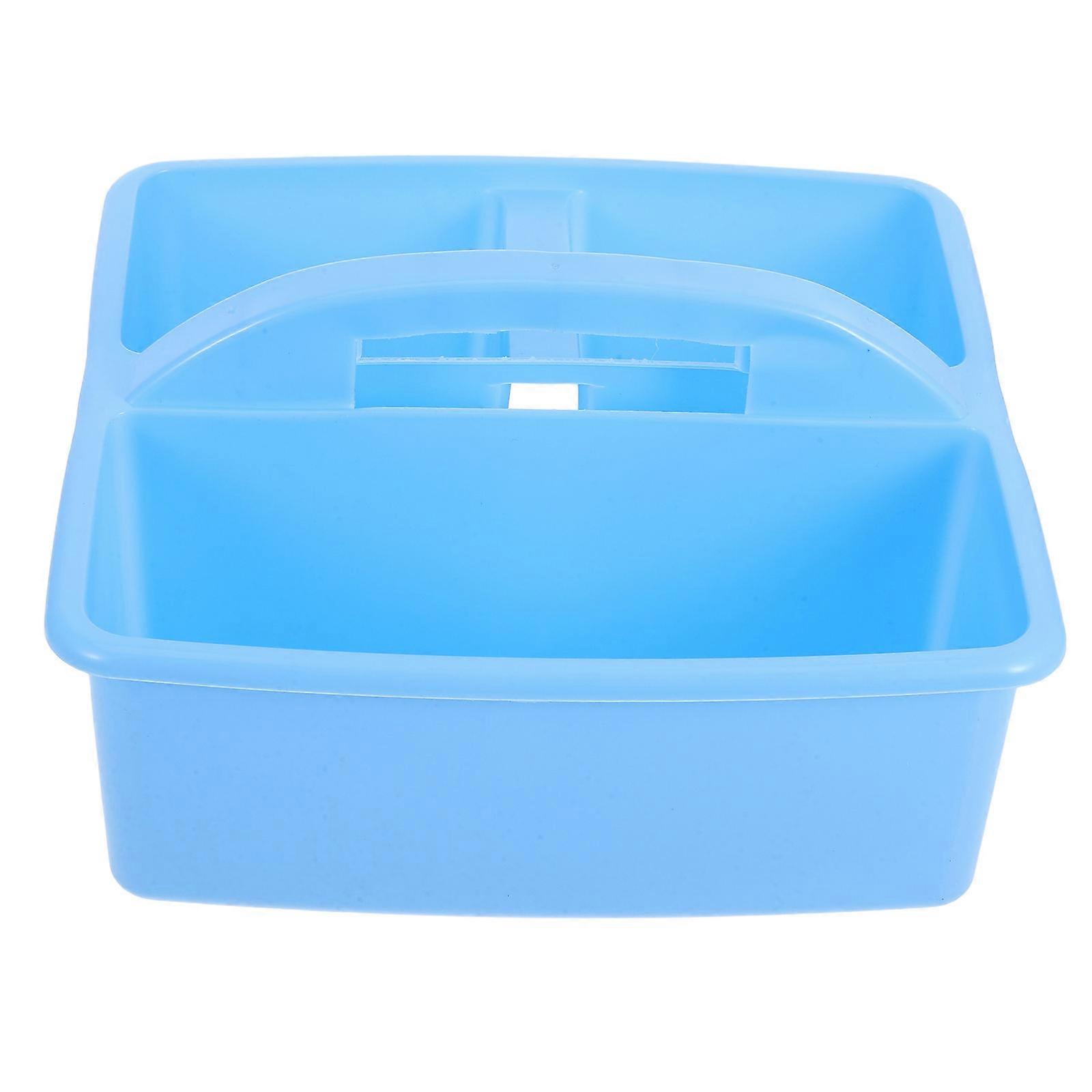 Portable Classroom Art Supply Caddy with Handle – Multi Compartment Organizer for Home, Office, and School Storage – Easy to Clean Educational Desk