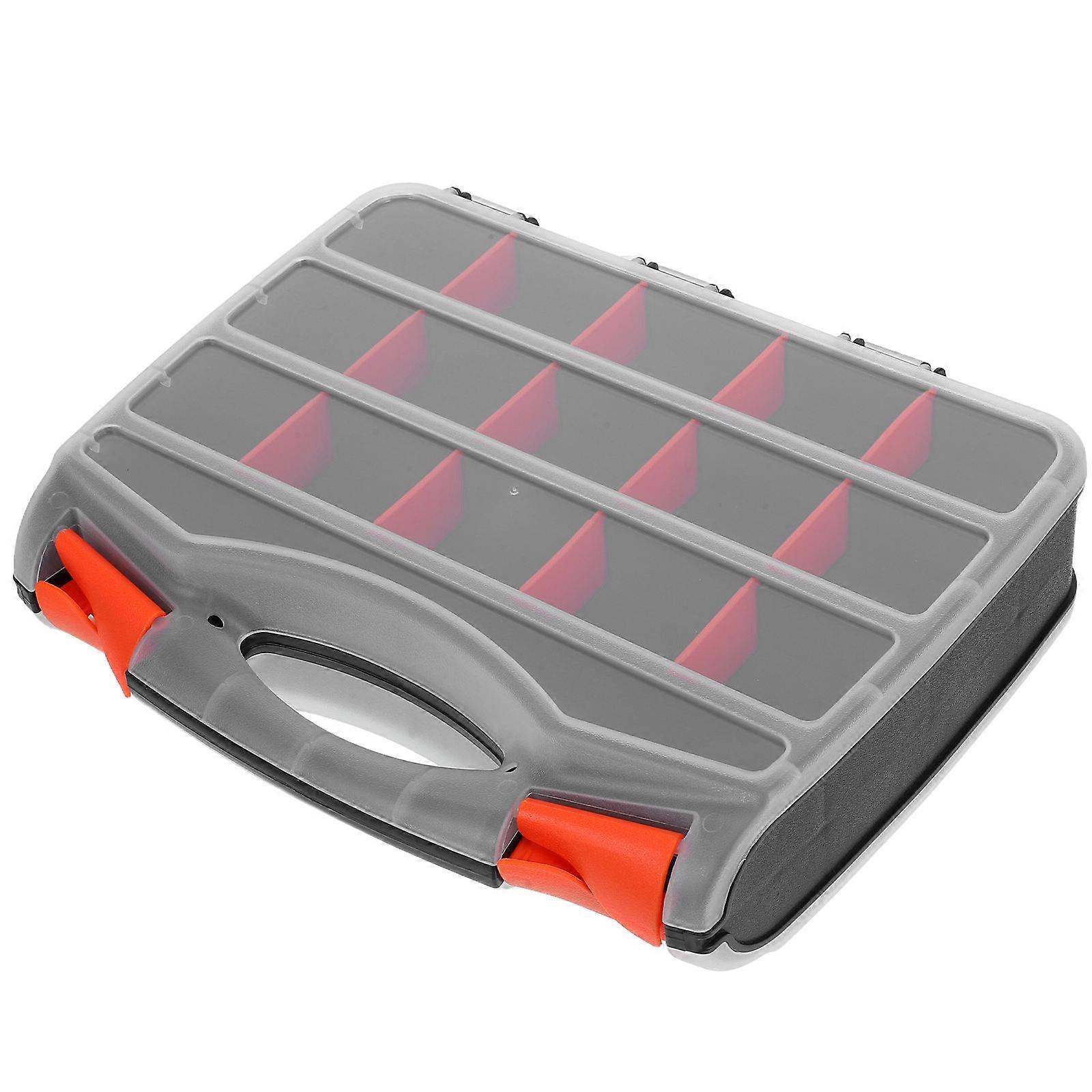 Portable Storage Organizer Double Side Tools Organizer Multifunctional Design For Hardware Enthusiasts 1Set