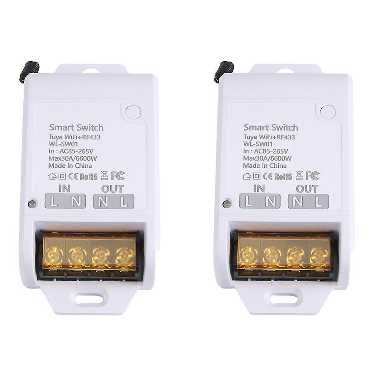 ZigBee Graffiti WiFi Smart Switch On/Off 30A WIFI+RF433 Voice Lamp