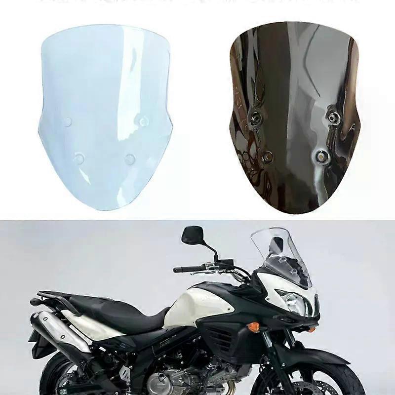 con Szyba motocyklowa Akcesoria do szyb przednich do DL650 DL 650 2012-2016 Double Bubble Acrylic Smoke Black 12-16