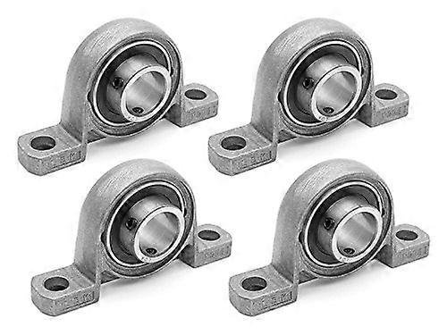 KP08 Pillow Block Bearings 8 mm DieCast Aluminium Pack of 4