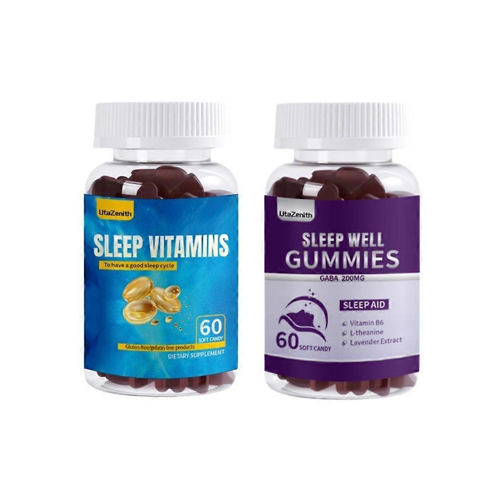 Natural Ingredients Sleep Gummies, Gummy Bears, Combo Pack
