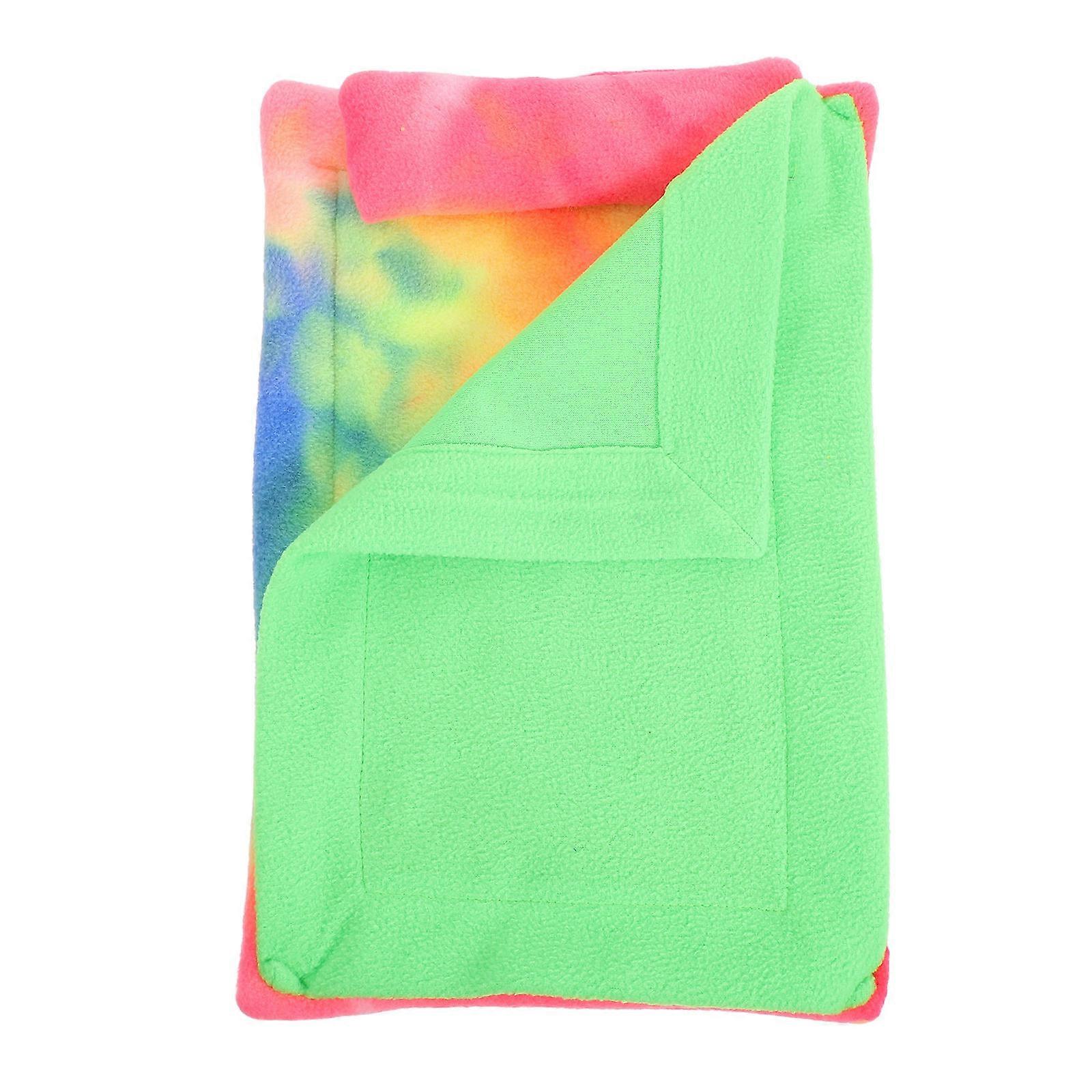 Plush Reptile Sleeping Bag Cozy Cave Blanket For Bearded Dragon Lizard Small Animals Home Use 1Pack