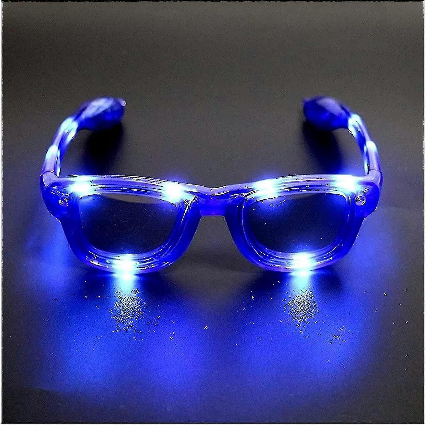 Colorful LED Light-Up Glasses with 3 Modes Suitable for Party Decorations and Festive Occasions, Available in Multiple Colors