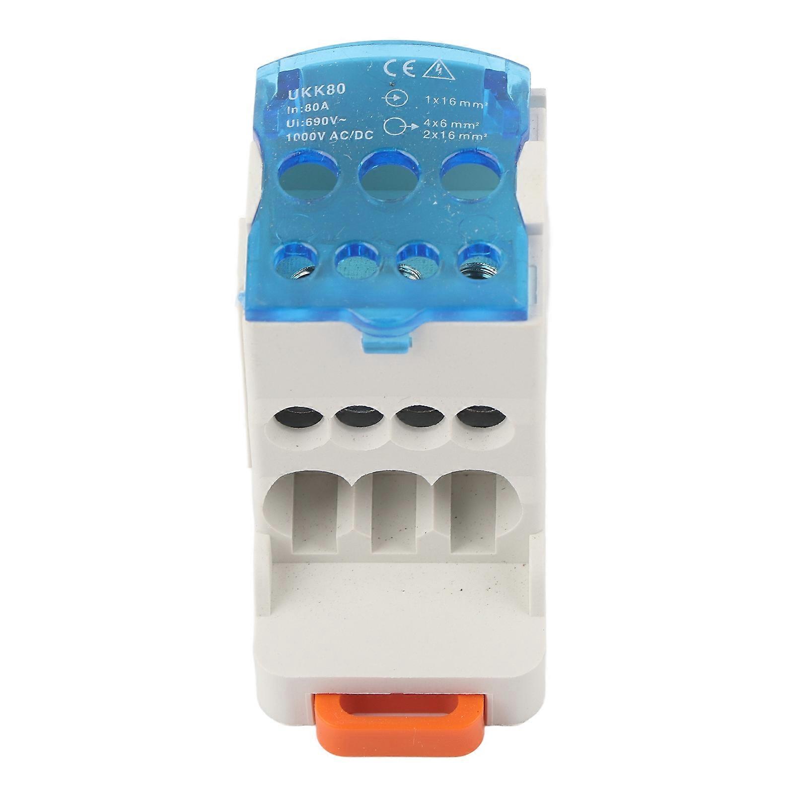Din Rail Terminal Block Distribution Box Electric Wire Connector Universal Power Junction Box 0WXVZ
