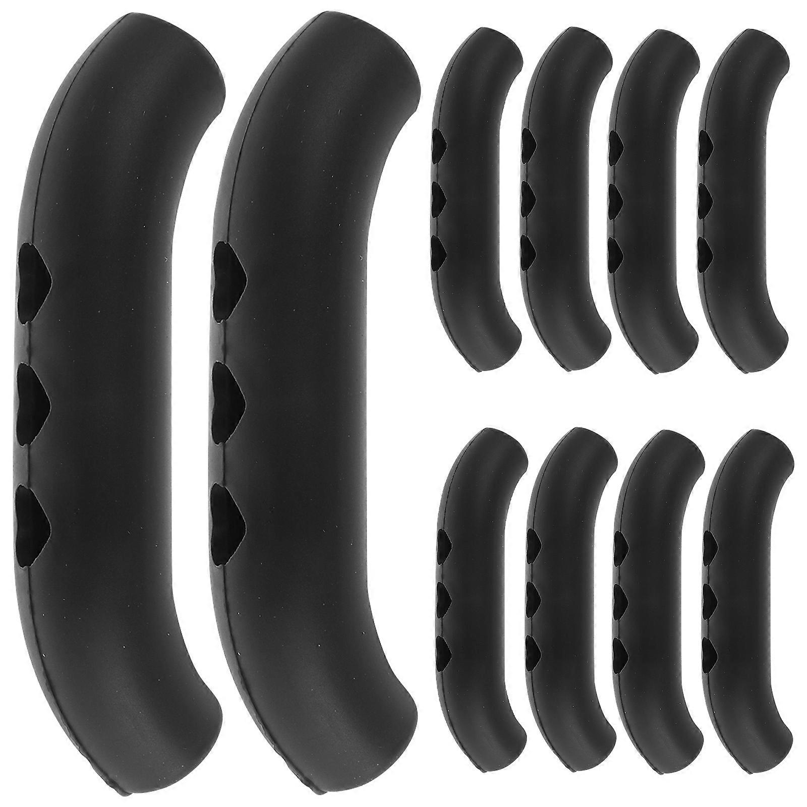 Heat Resistant Pot Handle Clamp Covers Scald Pan Grip Sleeves for Cookware, Casseroles, Steamers, and Soup Pots Kitchen Safety Accessory