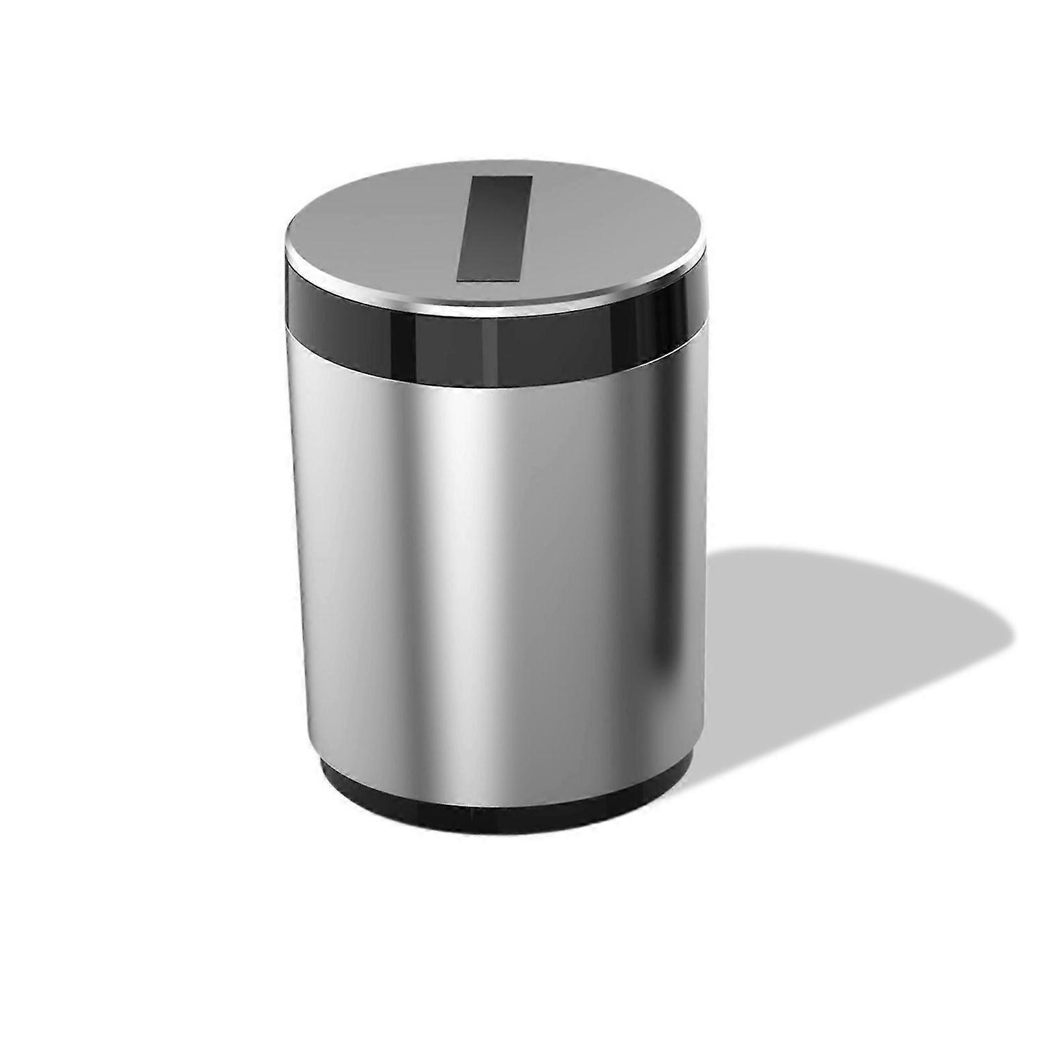 Smart Car Garbage Cans with Lid Smell Proof, Small Car Ashtray with Slide Lids