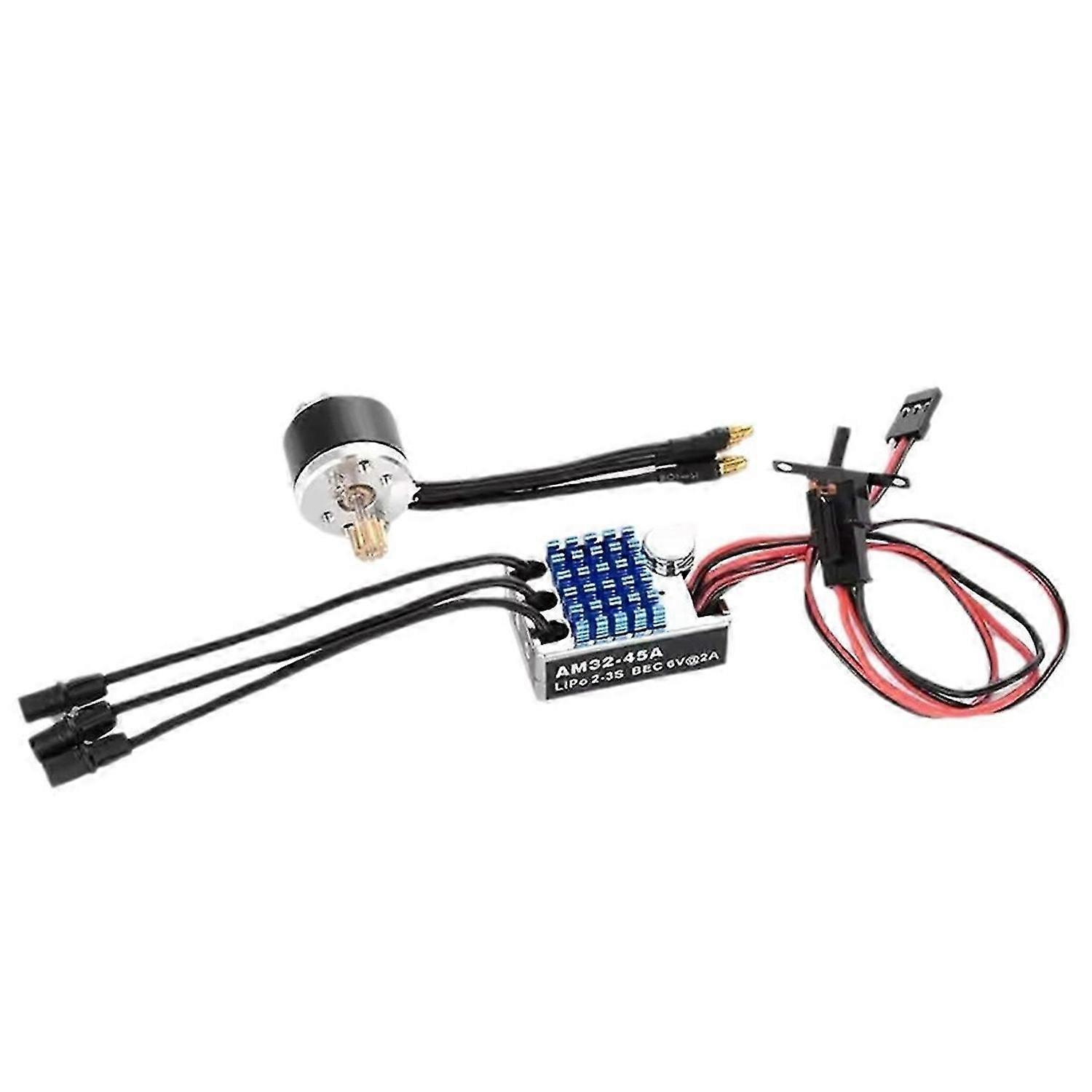 45A ESC 2322 2600KV Outer Rotor Motor Brushless Combo for MN99S MN168 MN82 MN78 1/12 RC Crawler Upgr