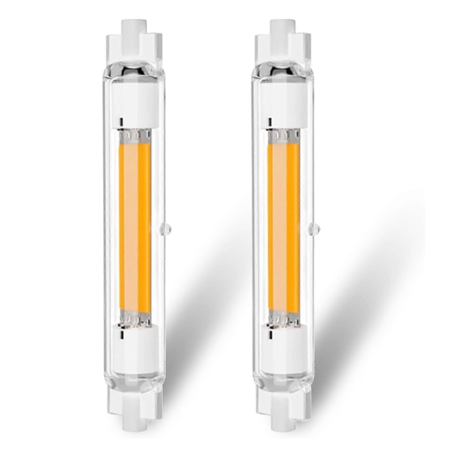 R7S LED 118mm Bulbs Dimmable 30W Replacement for 300W Halogen, Warm White 3000K, 3000LM, No Flickering, 360° Beam Angle, Pack of 2