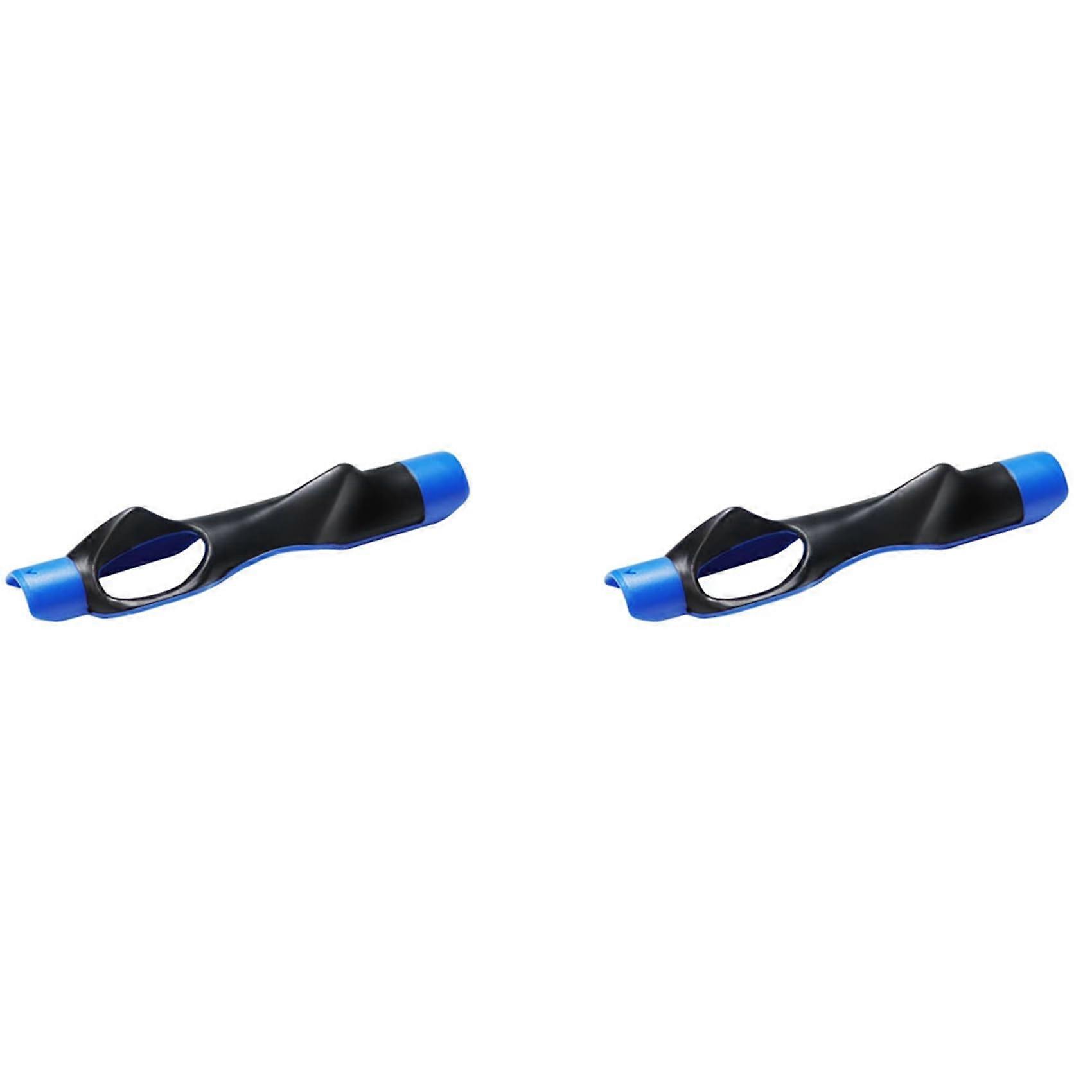 Golf Grip Training Aid 2Pack Blue For Golf Swing Putter Grips Golfer Grip Corrector Kit