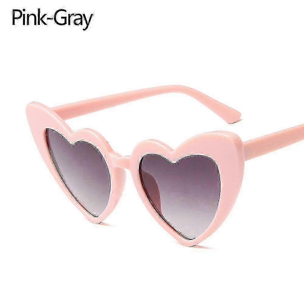 Red Heart ochelari de soare, inima în formă de ochelari de soare pentru femei, Vintage Cat Eye Mod Stil Retro Ochelari, cadou pentru femei fata