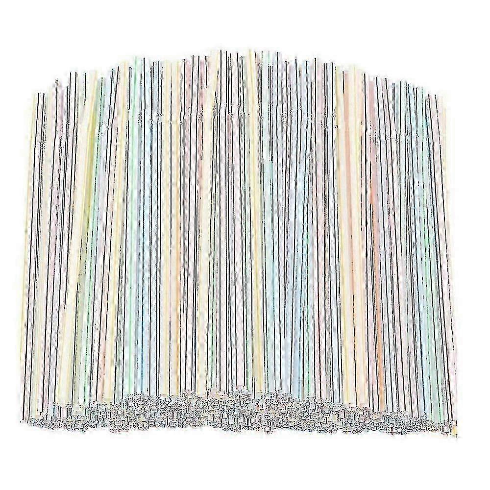 1000pcs Eco-Friendly Flexible Plastic Drinking Straws for Safe Use