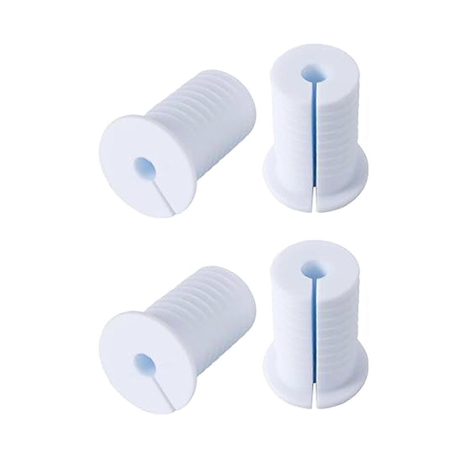 4pcs Starlinks Cable Installation Set Includes Grommets and Drilling Bit for Secure Through Wall Routing Daily Use  WhiteWhite SZRH