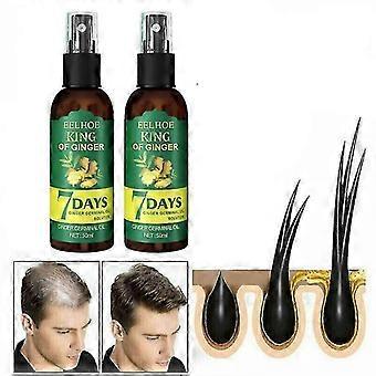 2025 2pcs Ingwer Haar Nachwachsen Serum Spray