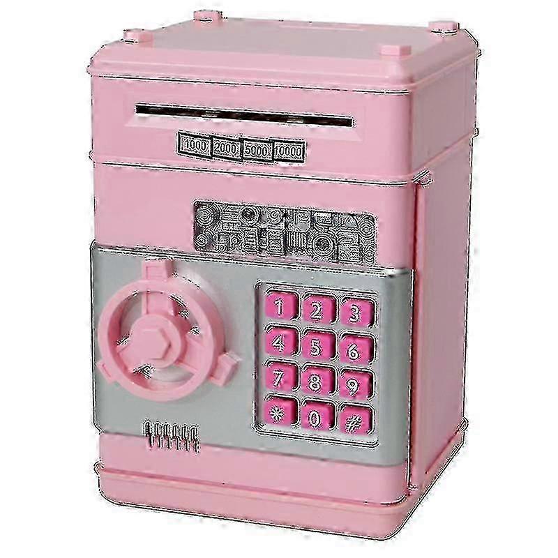 Children Money Saving Bank Deposit Box Intelligent Voice Mini Safe and Coin Vault for Kids