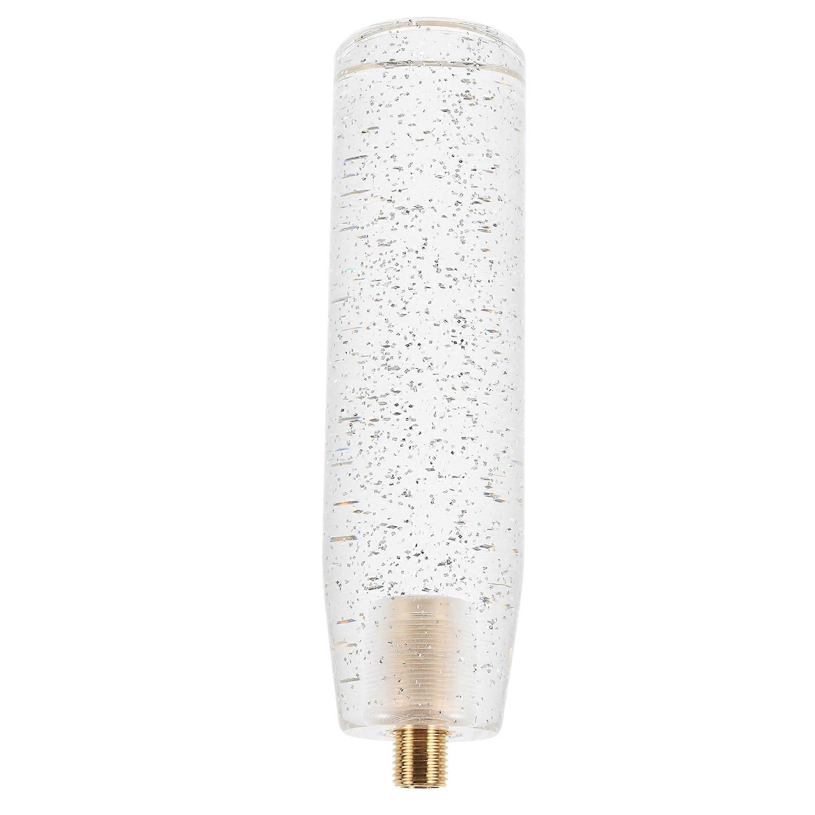 Round Knob Crystal Material Easy Installation 1Pack For Car Owners Modification Enthusiasts