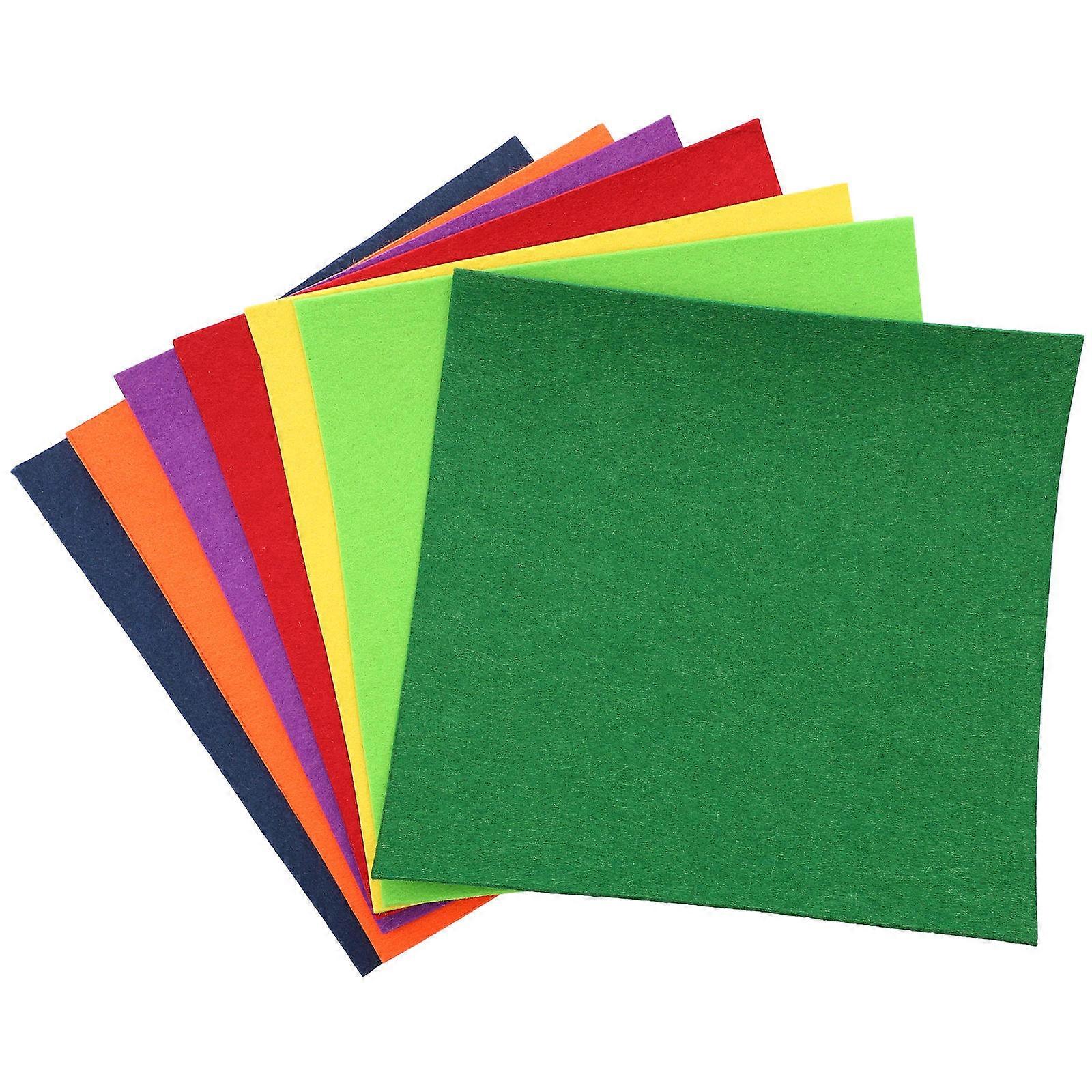 Crafting Colored Felt Sheets Diy Felt Cloths Kids Diy Craft Felt Cloths Assorted Color 7Pcs