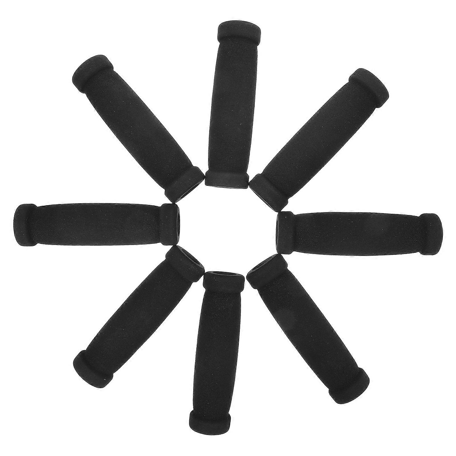 Slip Handle Grips 8pcs   Durable Comfortable Bicycle Handlebar Covers Shock Absorbent Replacement for Road Mountain Bikes