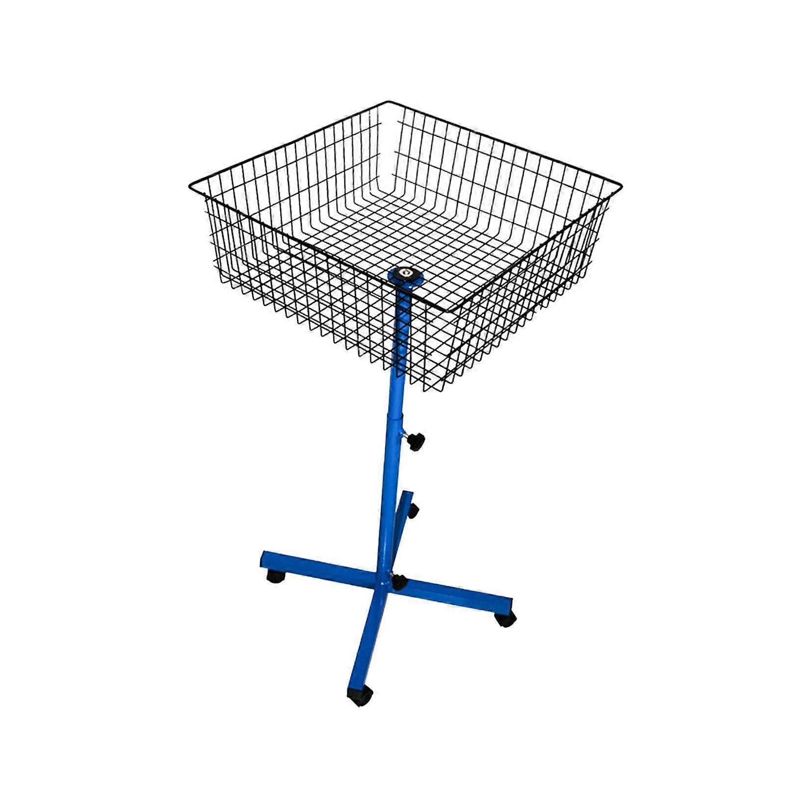 Multi Ball Storage Stand Ping Pong Ball Holder Cross Stand Height Adjustable Table Tennis Equipment for Badminton Pickleball