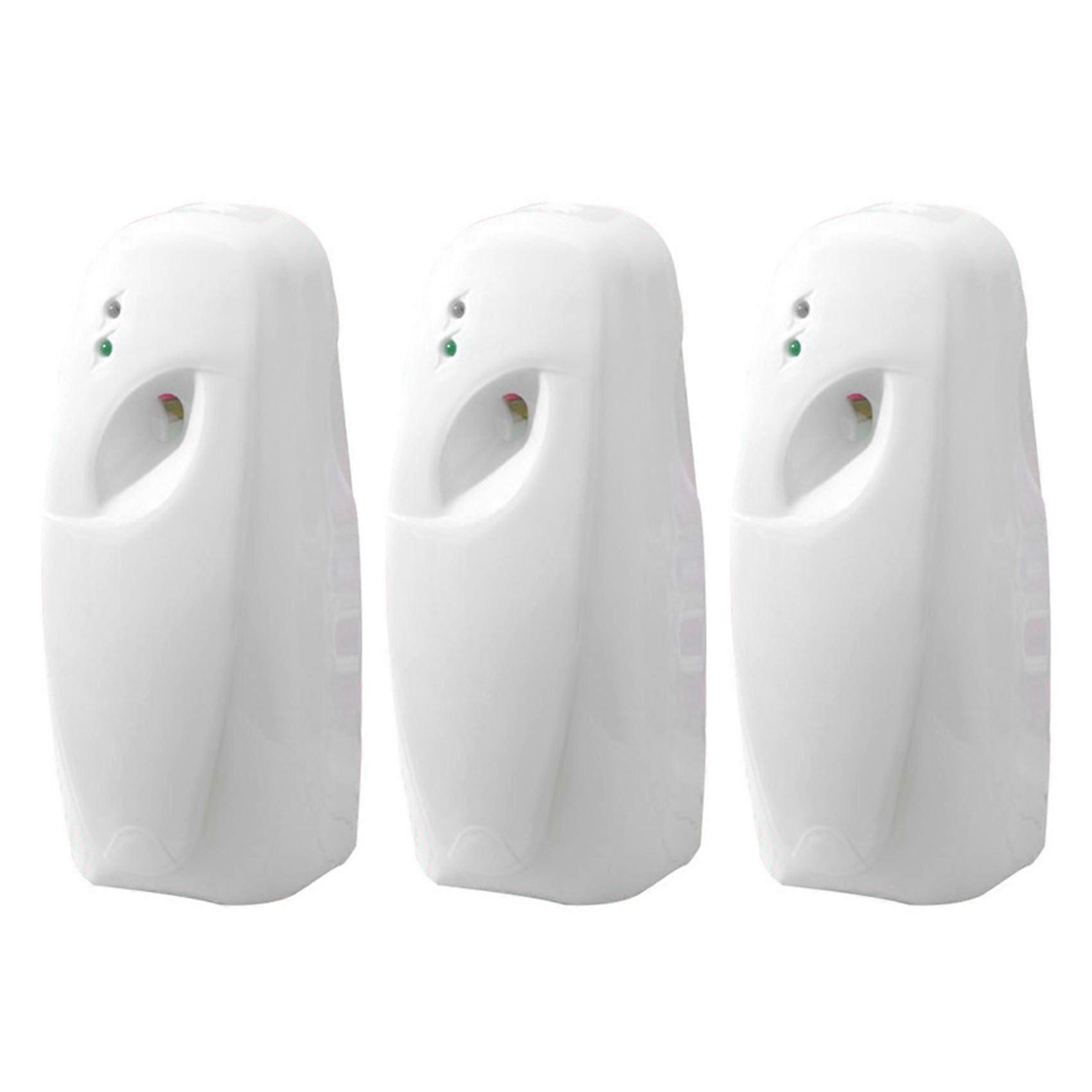 3X automatisk parfumedispenser luftfrisker aerosol duftspray til 14 cm højde duftdåse.
