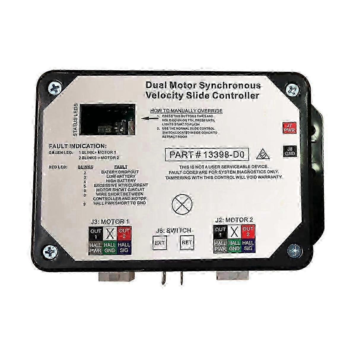 13398-DO Dual Synchronous Velocity Slide Controller for Controller V-Sync II In-Wall Slide-Out on RV 211852 JP