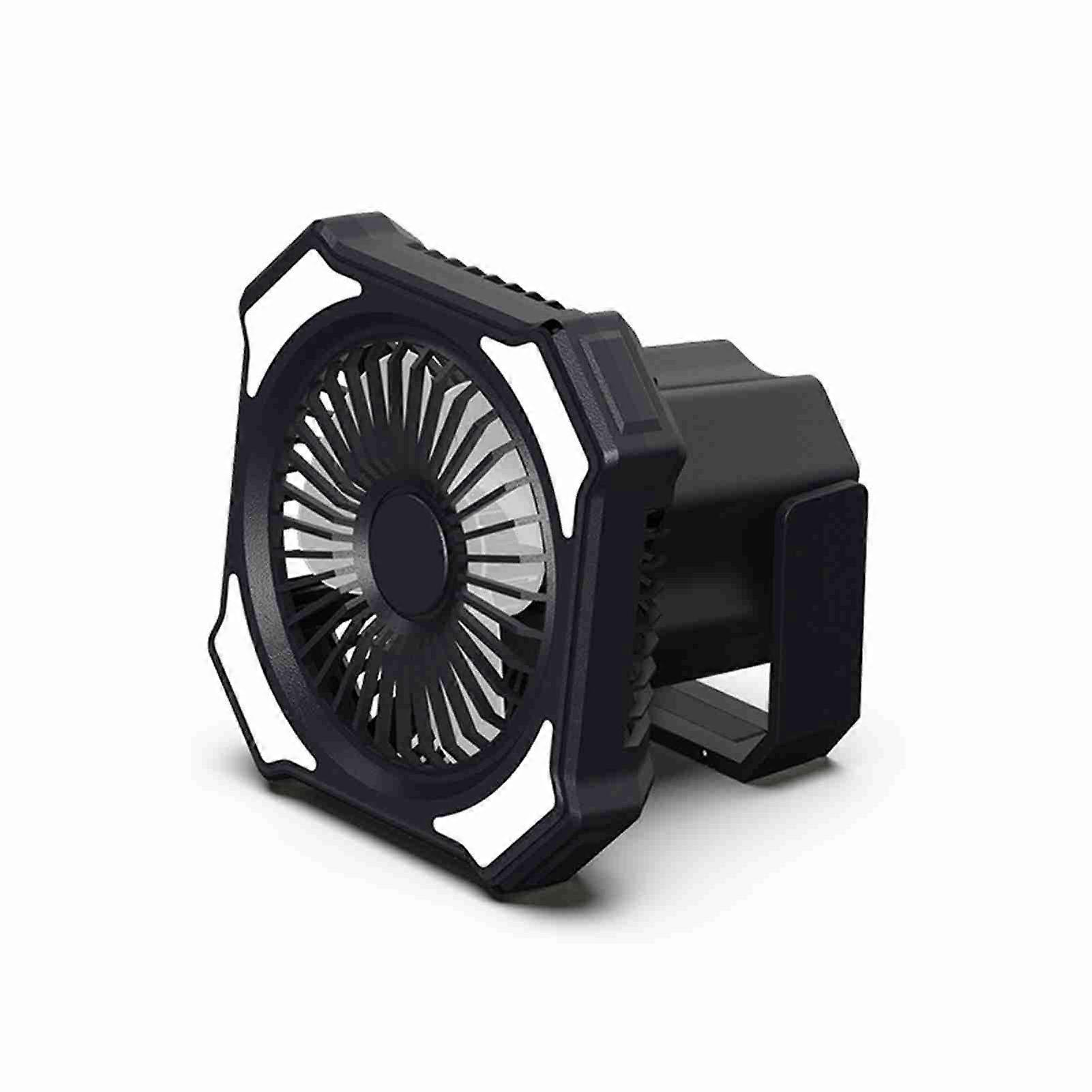 Multifunctional Camping Fan with LED Light USB Battrey Operated Fan Ceiling Tent Light Portable Power Bank with 3 Adjustable Wind Speed & Brightness R