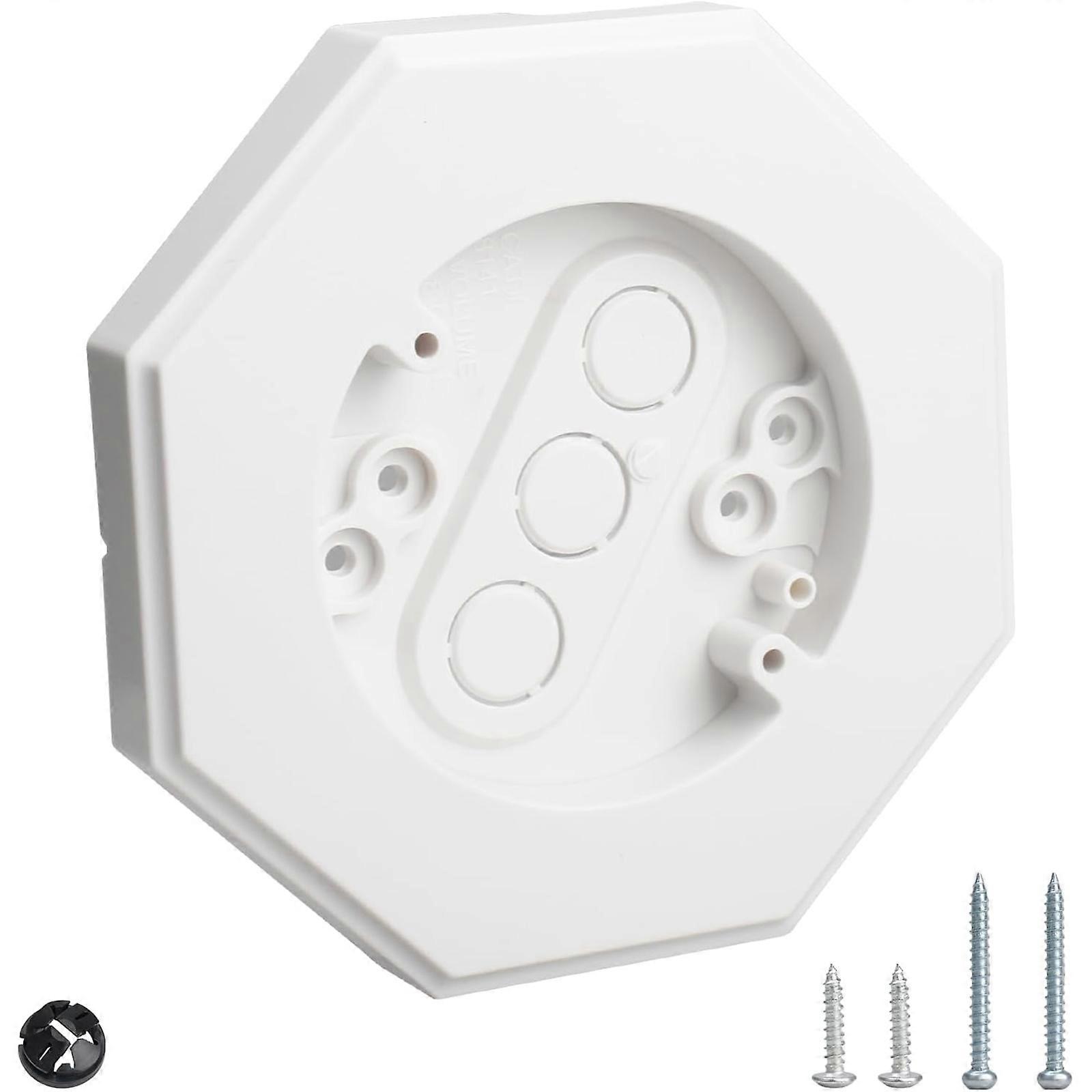 Practical Sturdy Plastic Siding Fixture Mounting Block Includes Cable Connectors and Hardware Set Daily Casual Use Multicolor