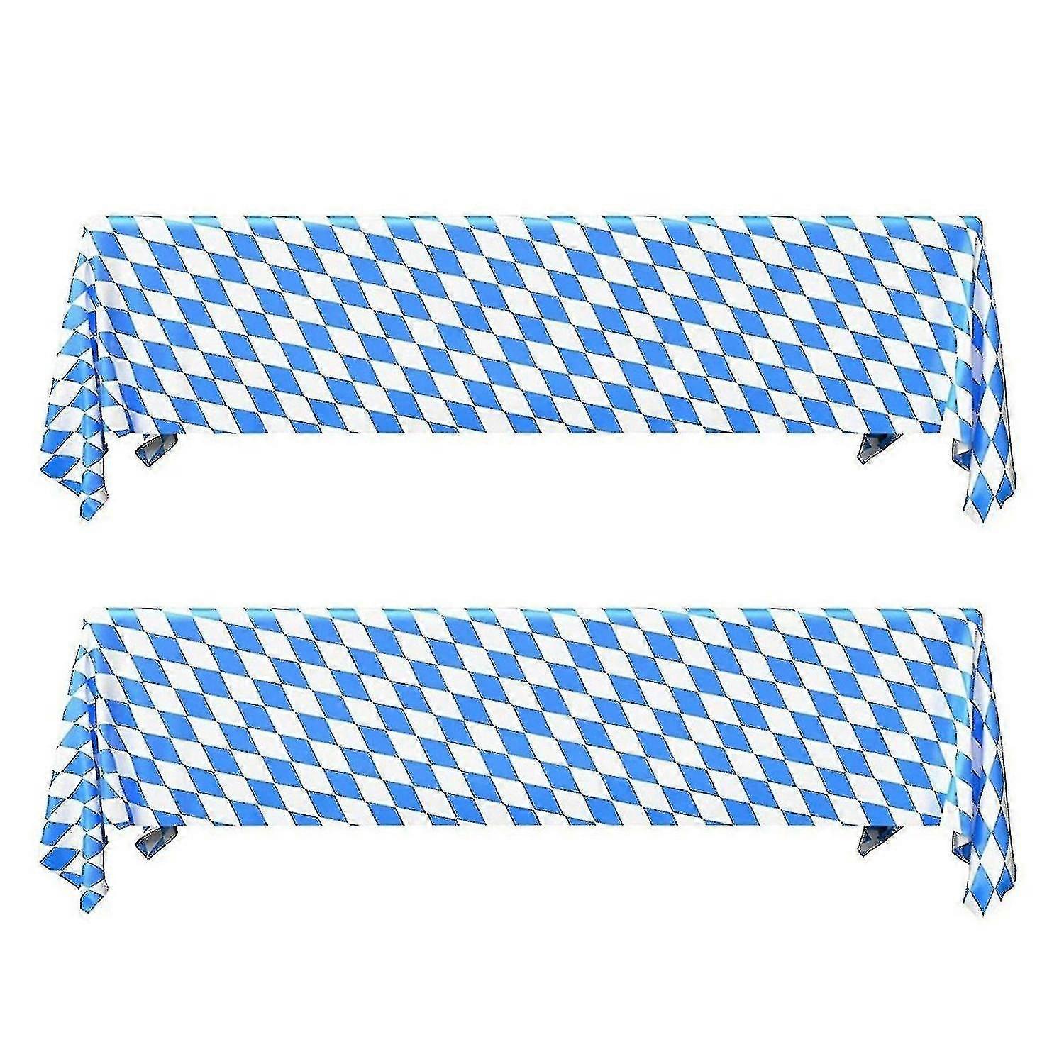 Set of 2 Oktoberfest Tablecloths - Festive Decorations for Oktoberfest Parties & Celebrations