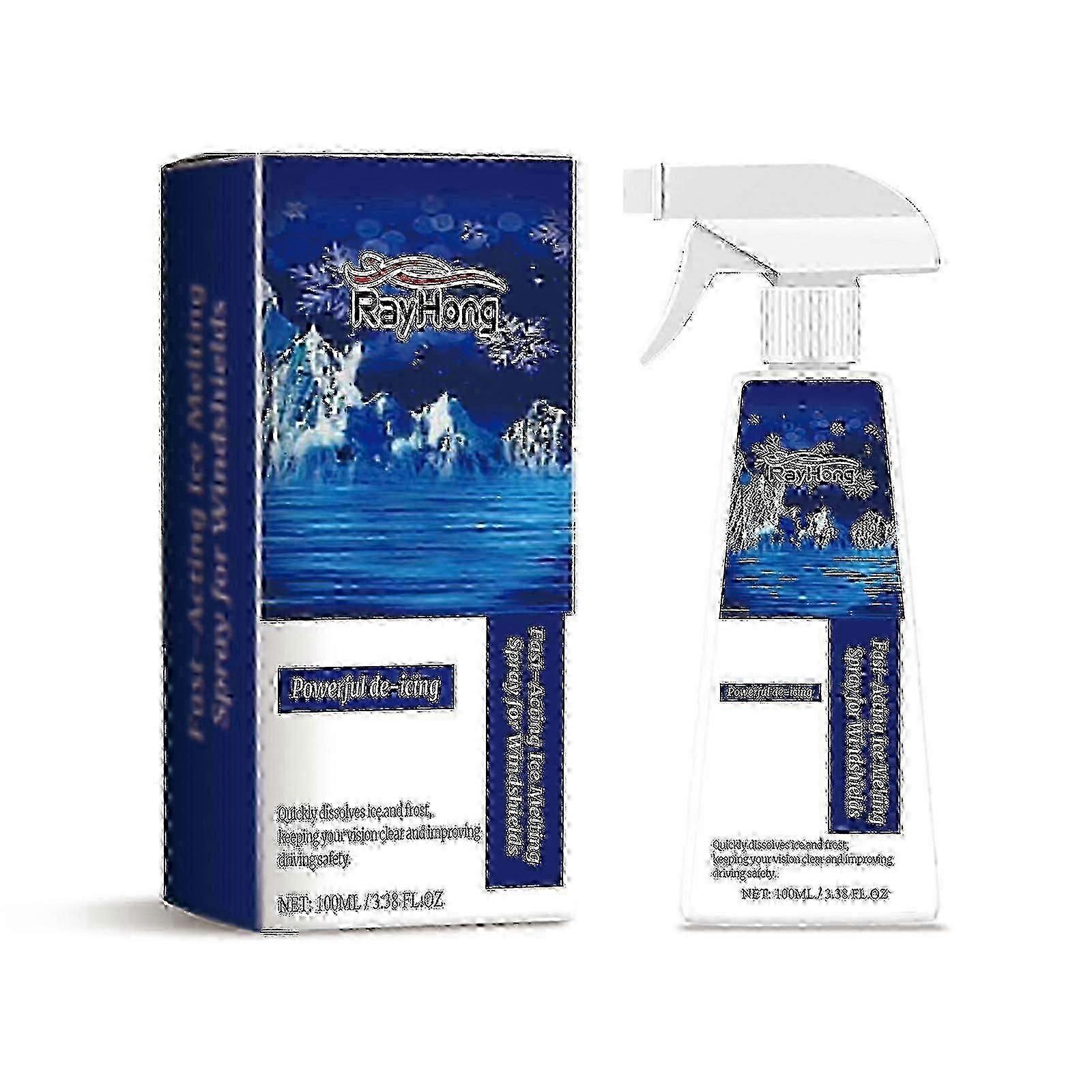 Windshield Defrost And Snow Defrost Spray For Car Windshield Windows