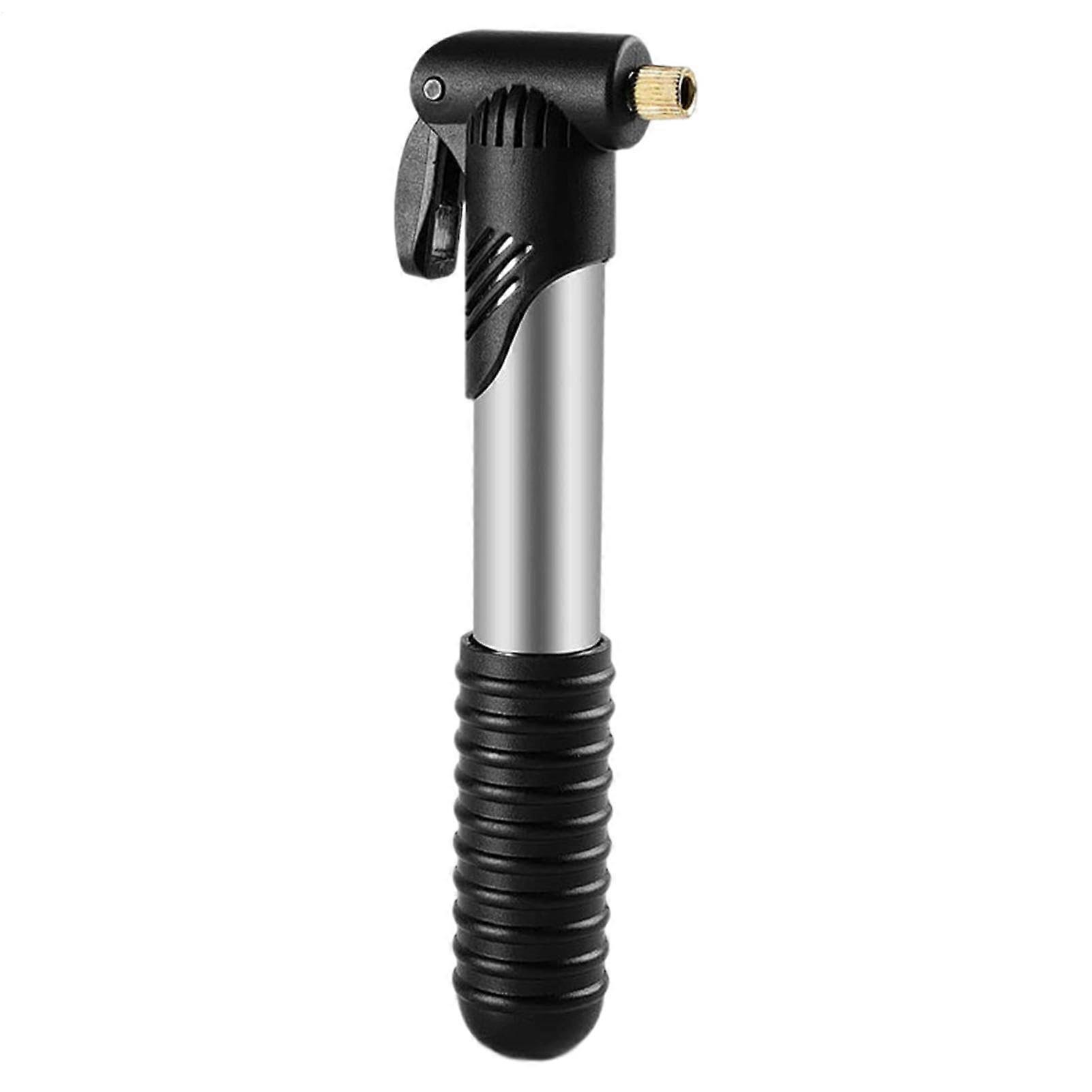 Small bicycle air pump – portable, manual, compact tool, lightweight