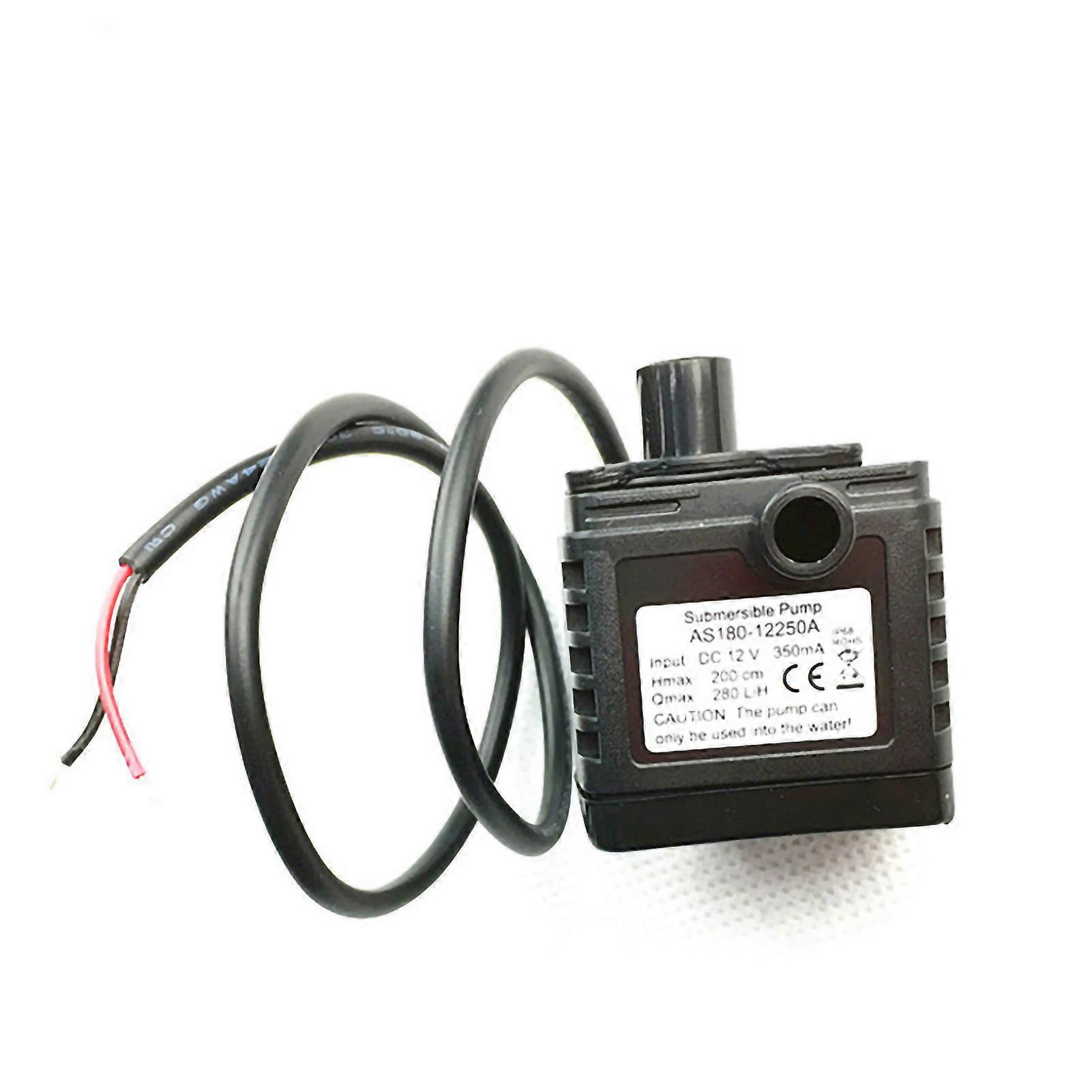 Submersible Pump Mini Brushless Low Noise DC 12V Accessory for Fish Tank Aquarium