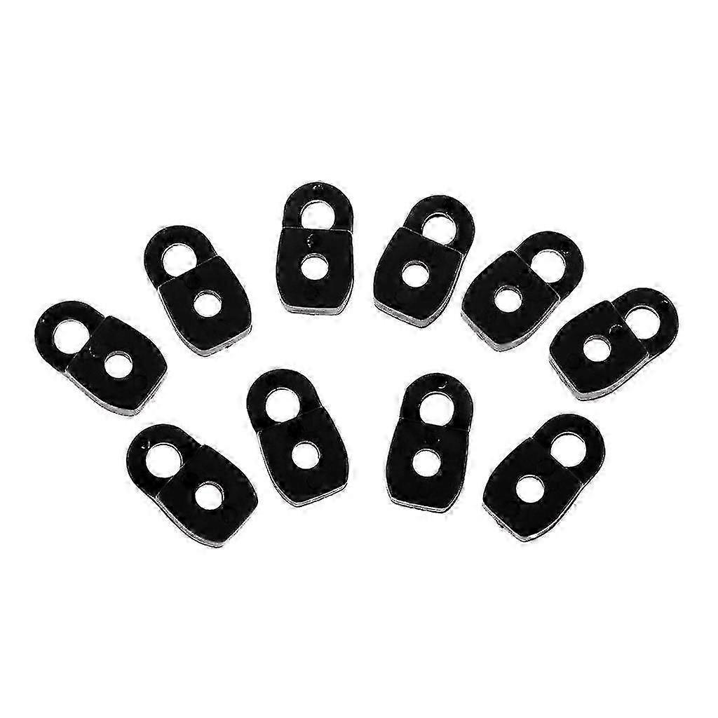 10-Piece Kayak and Canoe Accessories Set with Single Hole Deck Loop Rope and Buckle Fitting