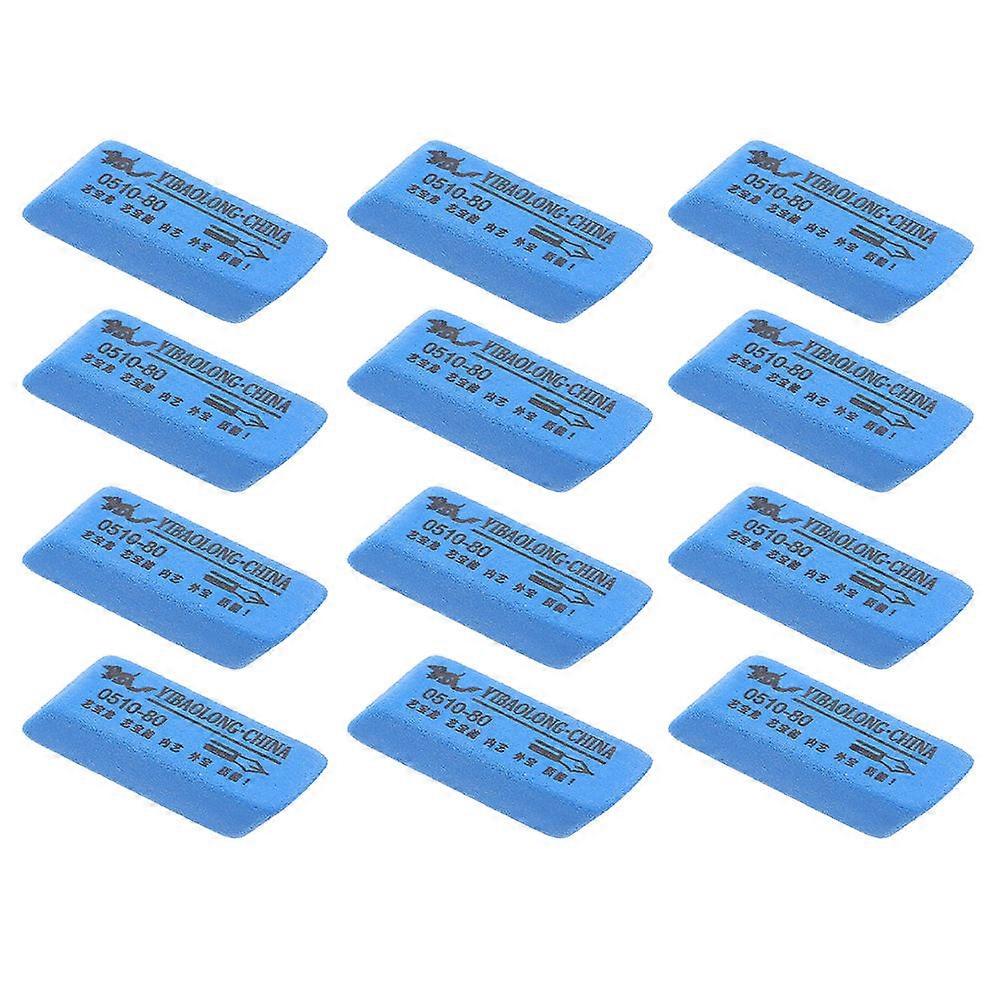 Guitar String Cleaning Eraser Set 12pcs Fretboard Maintenance Tool for Stringed Instruments Lightweight & Easy to Use for Beginners