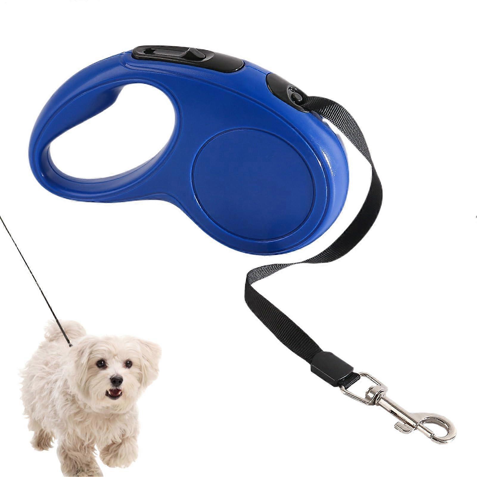 Retractable Dog Leash with Comfortable Grip, Durable Clip, 17.5 x 9.3 x 3 cm for Training, Walking, Jogging, and Hiking