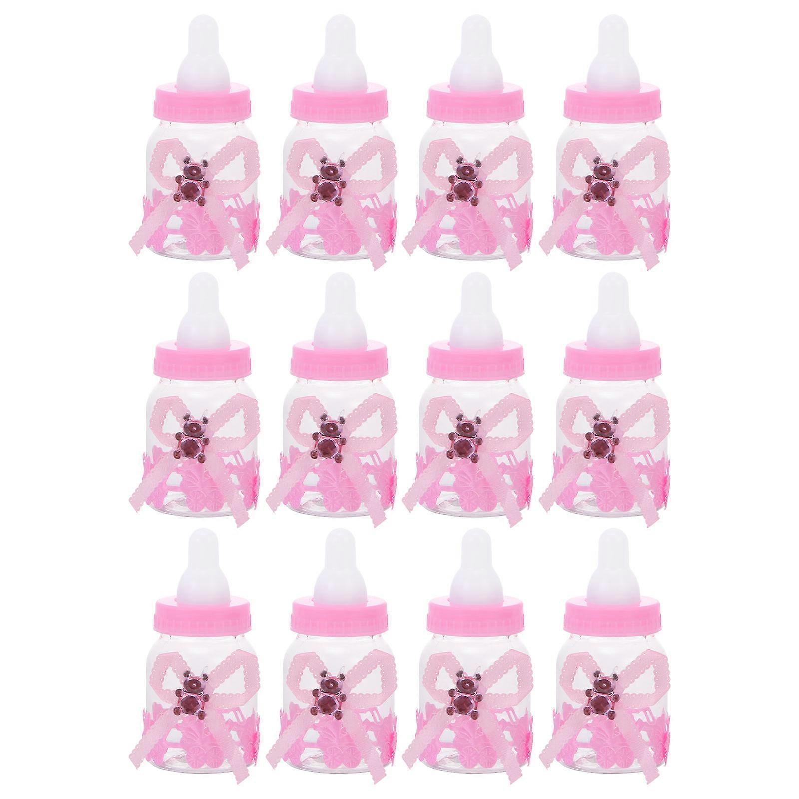 Bottle Candy Container 12Pack Synthetic Material Feeding Bottle Shape Great For Candy Storage And Gifts