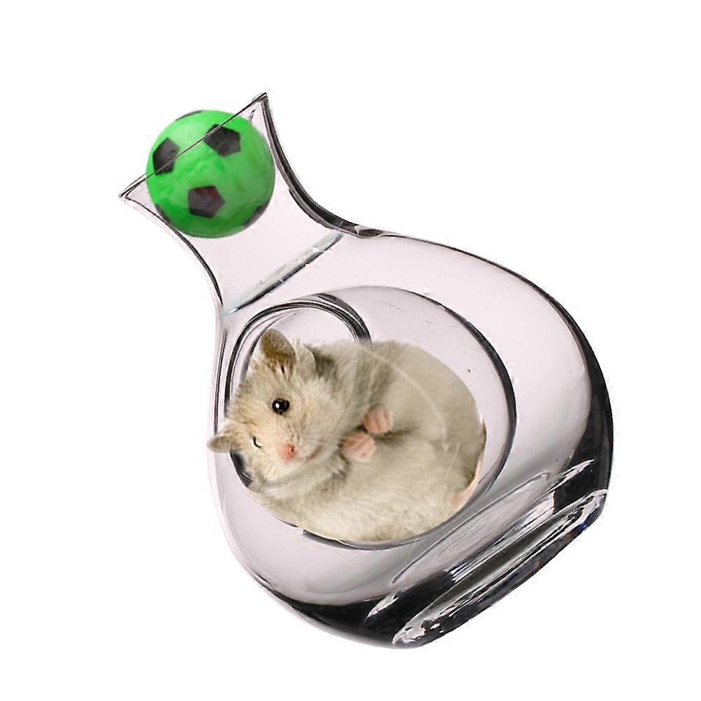 Multichamber Hamster Hideout Pet House White Transparent Heat Dissipation Nest Stylish Design 1Set