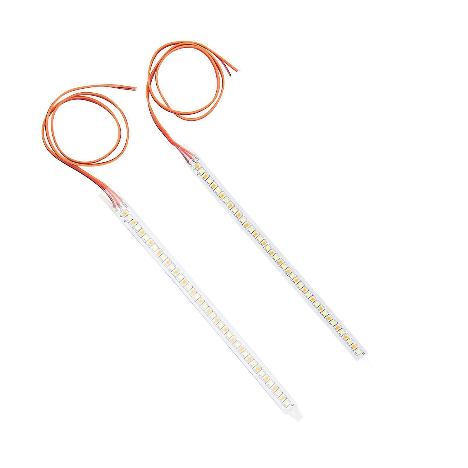 18cm 1 Pair LED Rear View Light Strip High Brightness 12V Side Mirror Strip Tape Universal for Vehicle 