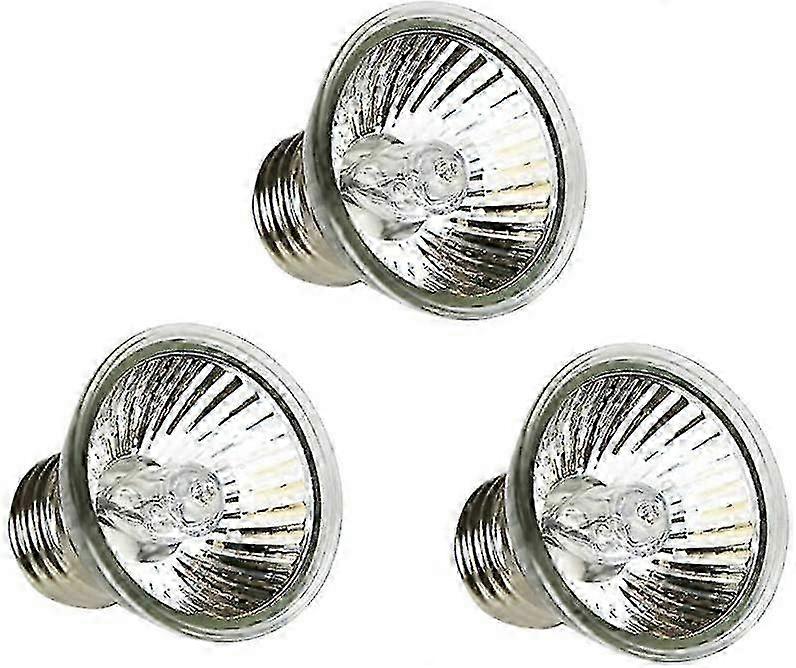 3 Pcs 50w Full-spectrum Solar Tanning Heating Bulb Edition 0722