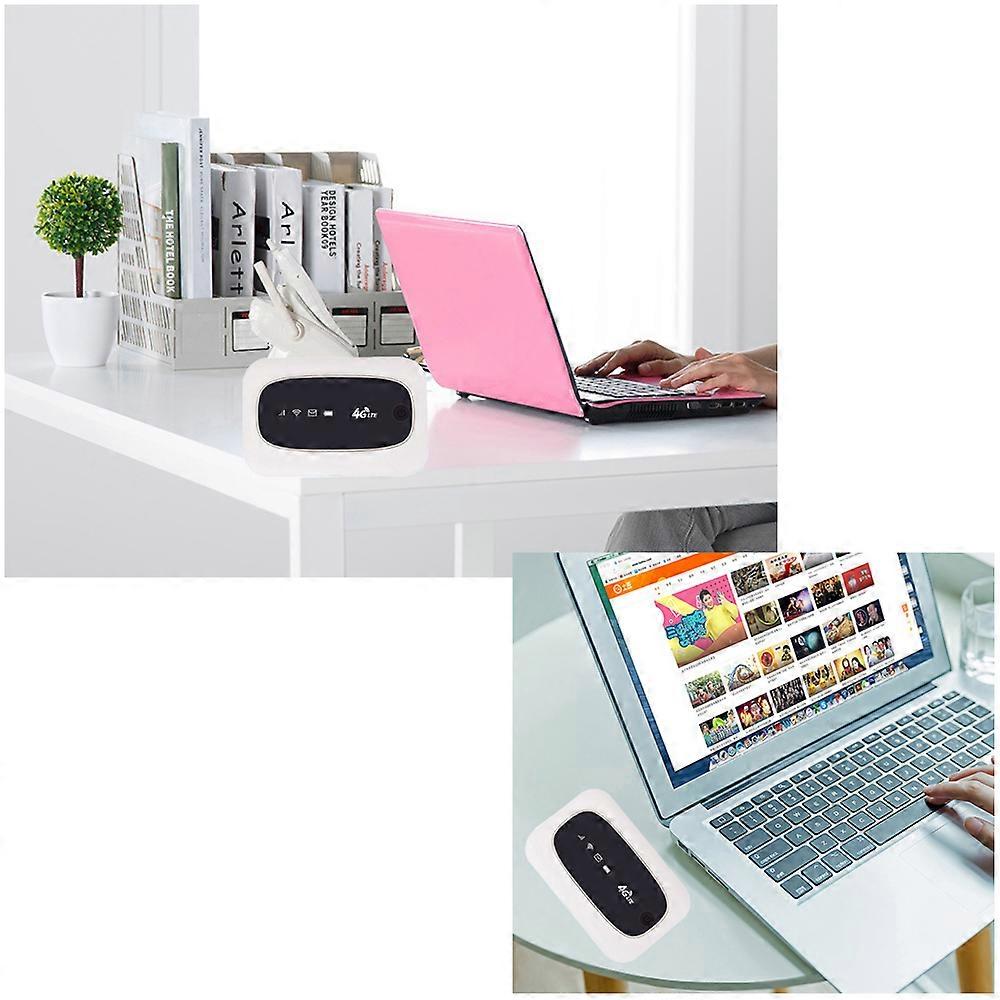 4G LTE CAT4 150M Sbloccato Mobile MiFi Portable Hotspot Wireless Wifi Router SIM Card (Nero)