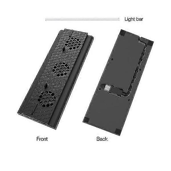 Heat Dissipating Vertical Stand Base Cooling Dock Fan Mount For Xbox One X Game Console