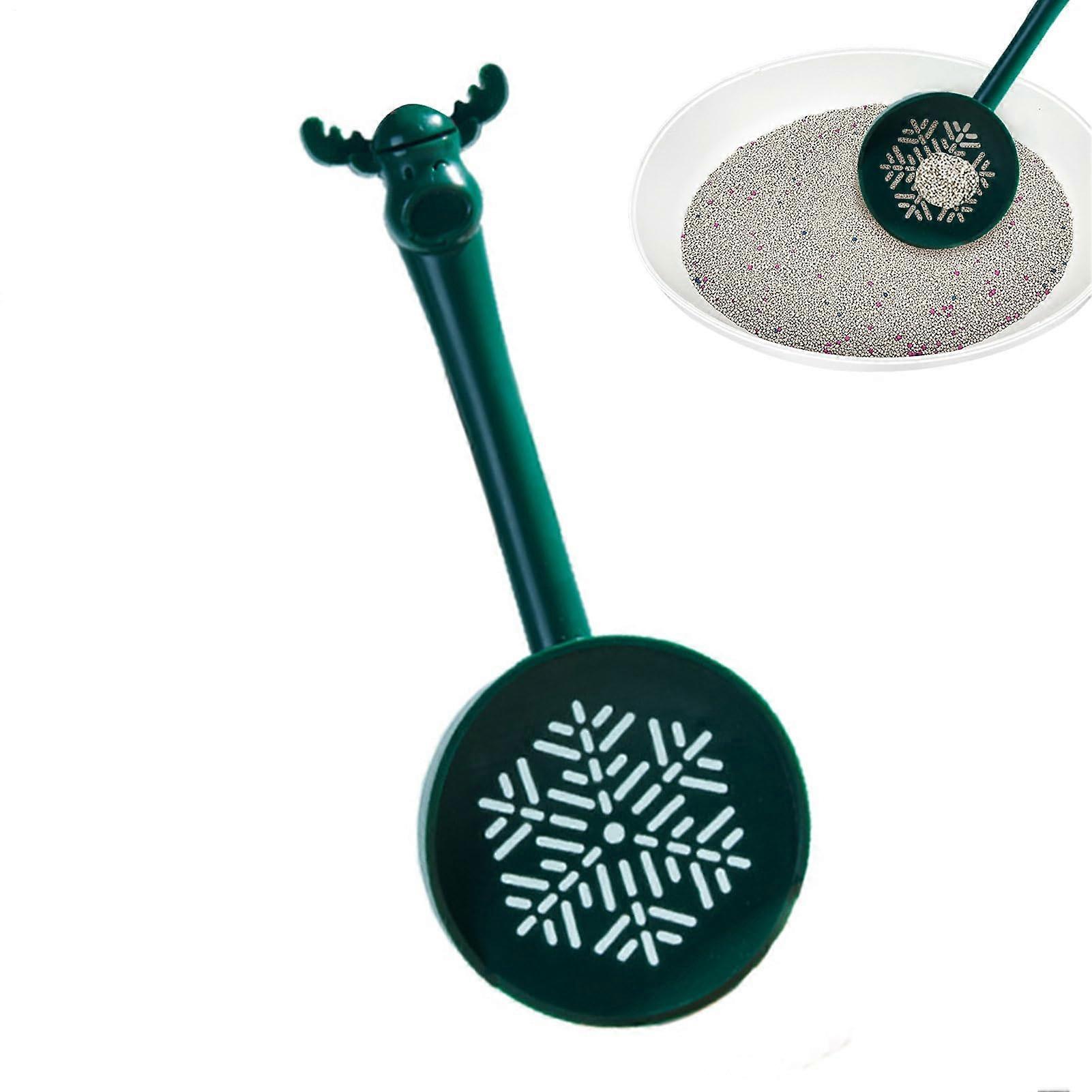 Hamster Sand Litter Scoop with Elk Handle, Easy Clean Lightweight Shovel for Dwarf Hamsters, Gerbils, Hedgehogs
