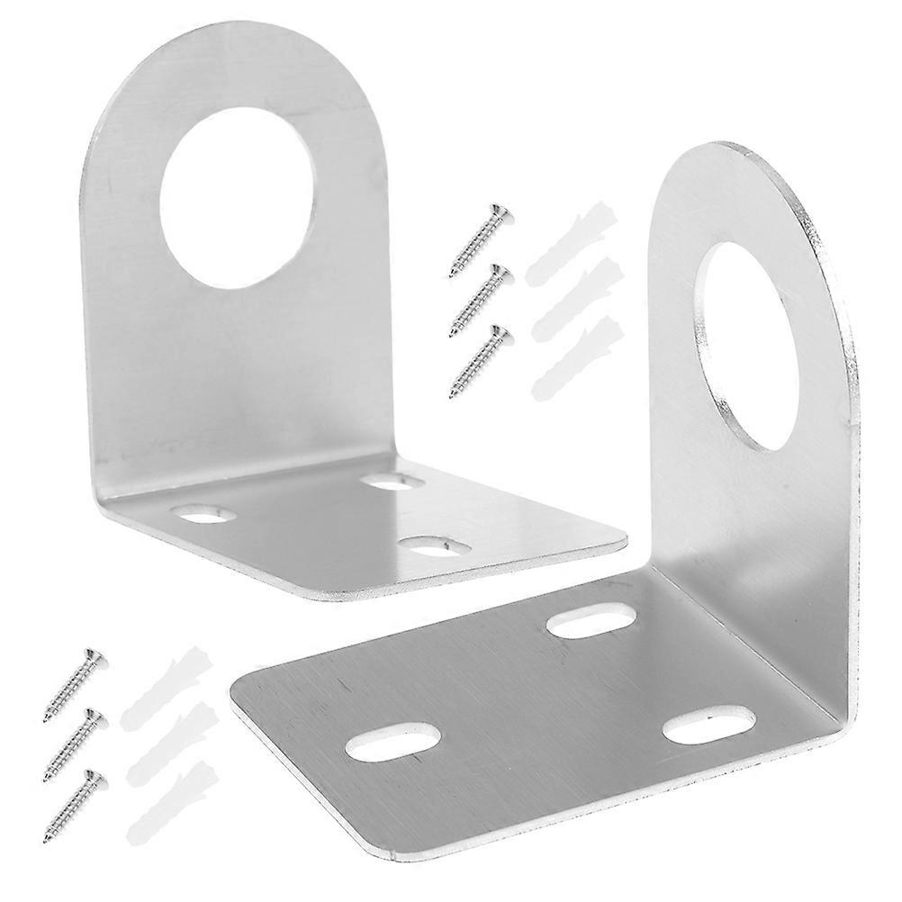Metal Faucet Support Bracket Set for Water Filter Housing Mounting Racks with Screws – Enhances Stability and Easy Installation for Kitchen &