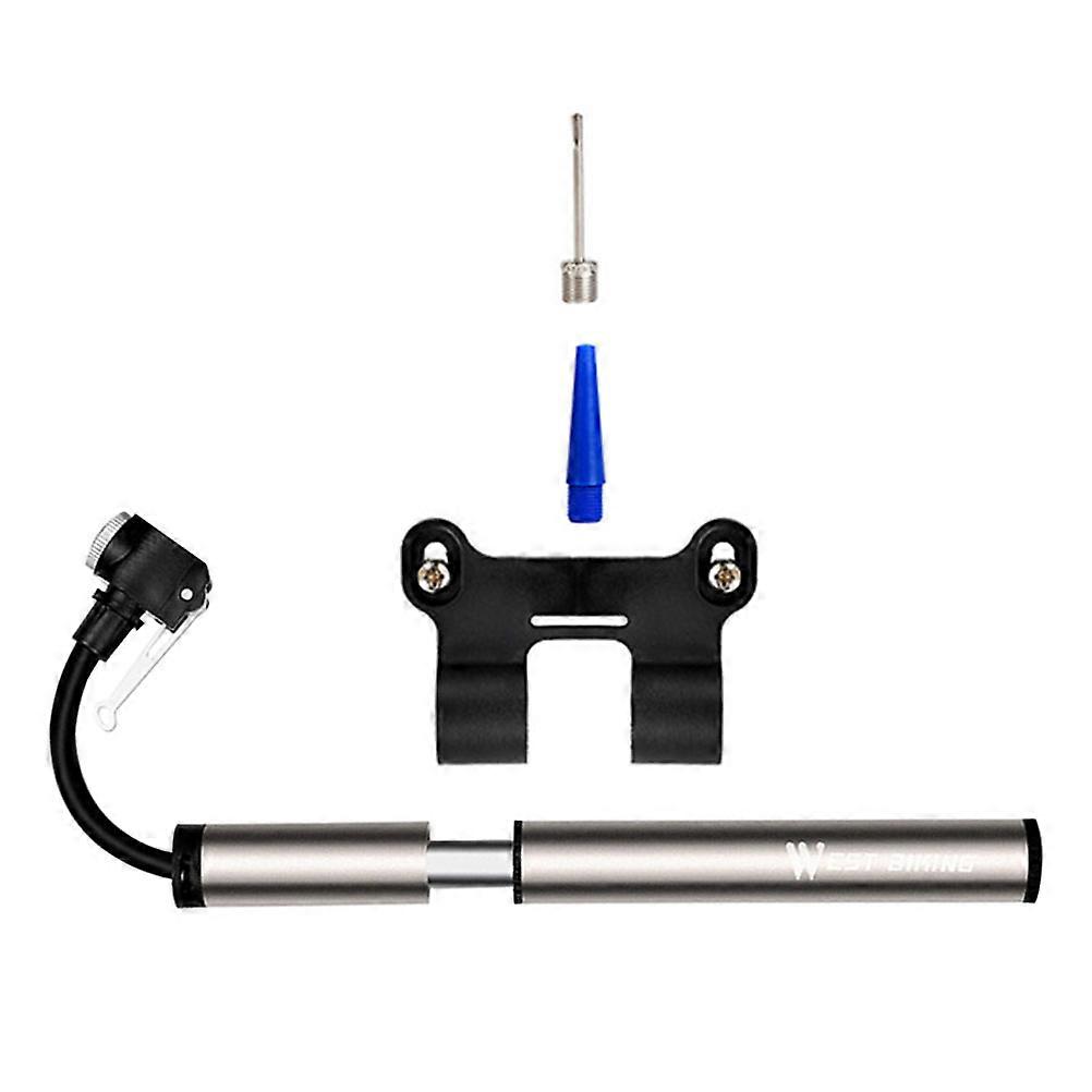 Outdoor Bike Pump With Cylindrical Shape For Cyclists Travel Assorted Color Emergency Helper 1Pack