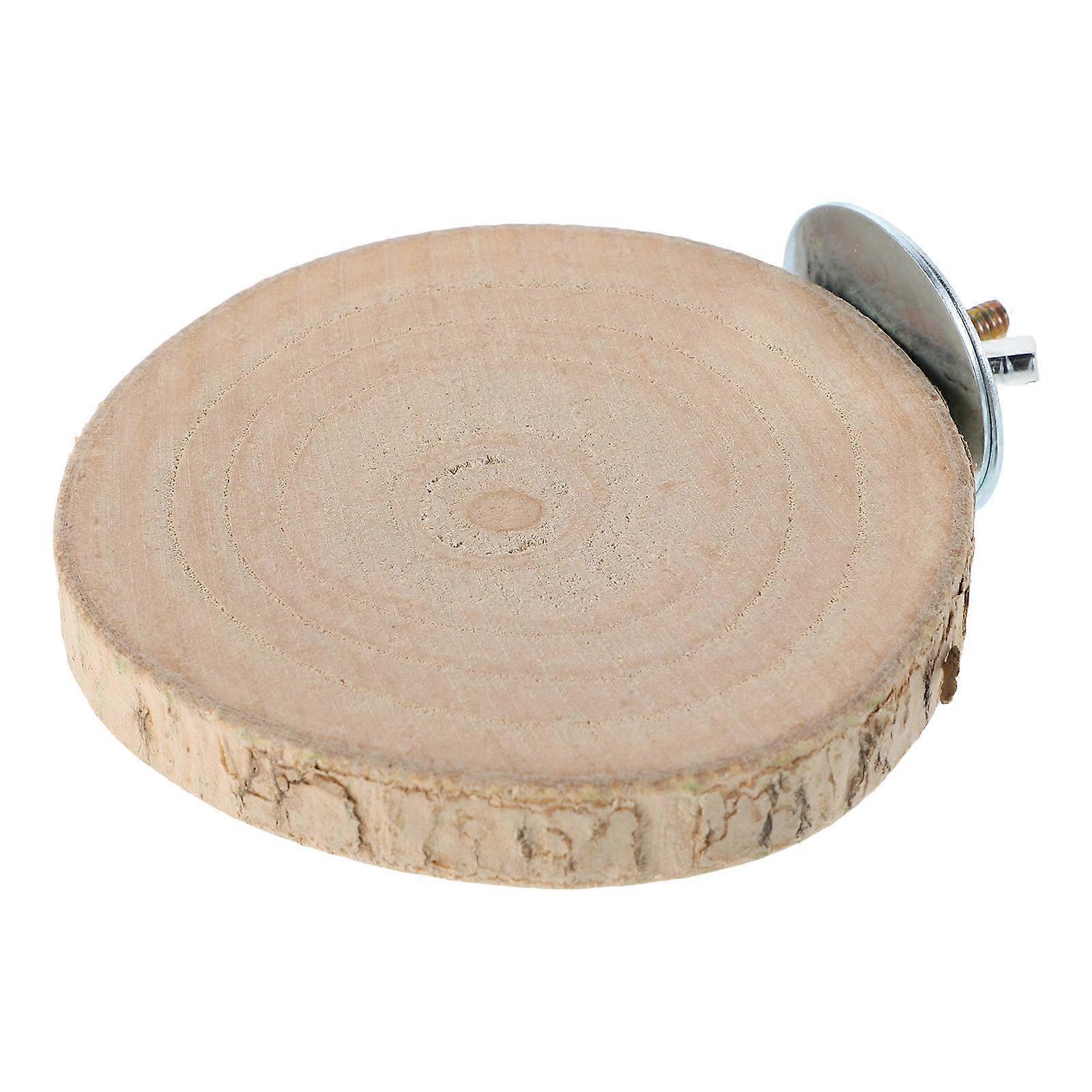 Wood Platform Exercise Accessories For Pet Owners Hamster Squirrel Chinchilla Detachable Brown 1Set