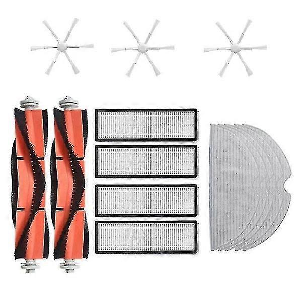 Fits 2c sweeping robot main brush side brush mop cloth cleaning