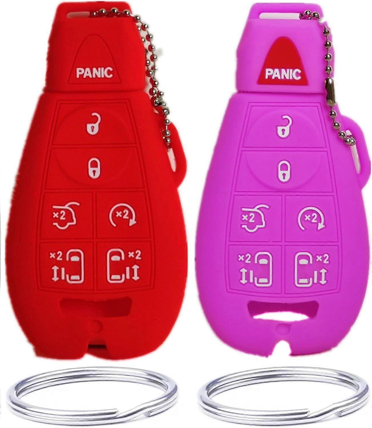 Silicone Keyless Entry Remote Key Fob Protector Case Protector for Chrysler Town